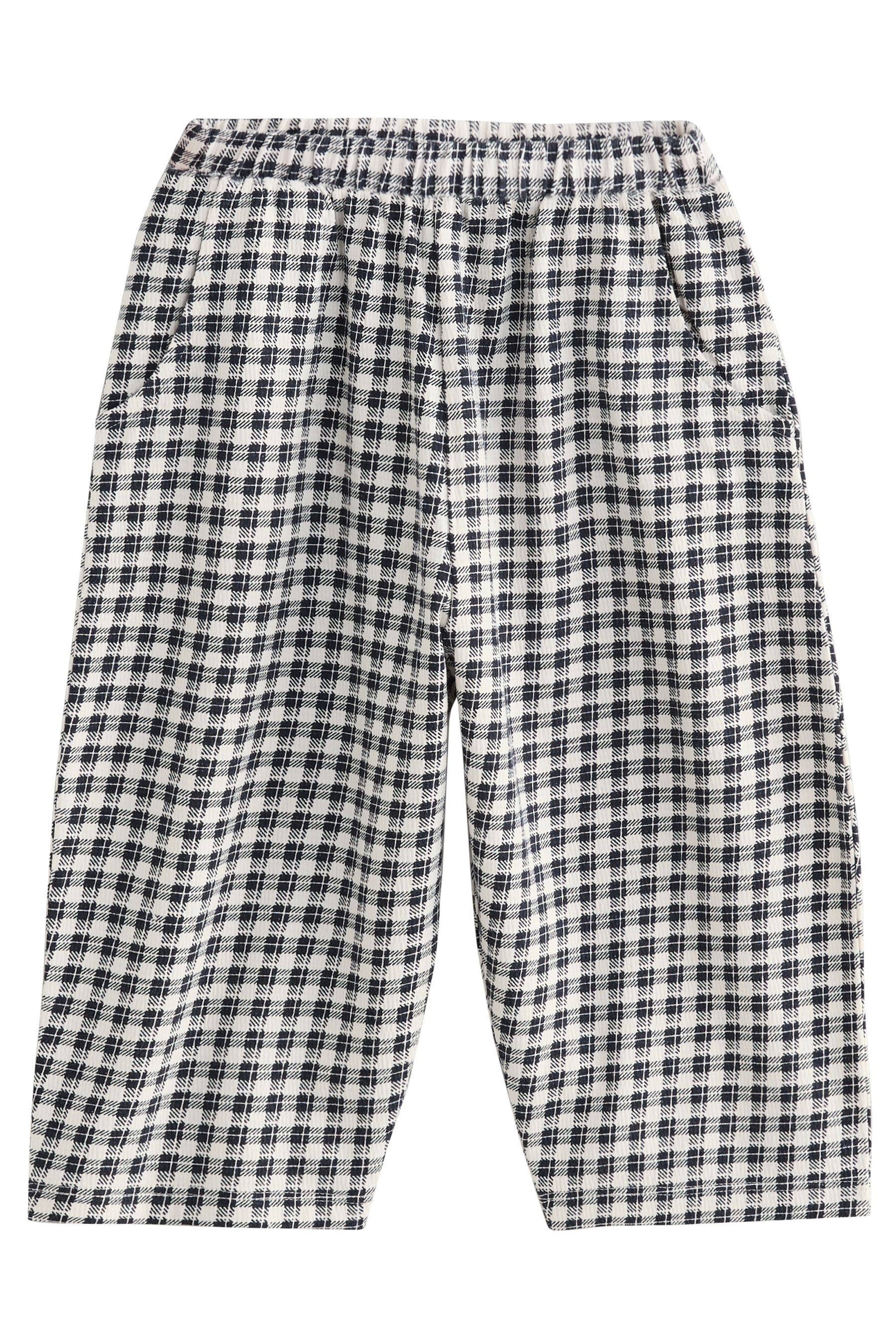 Next Schlupfhose Strukturierte Hose mit weitem günstig online kaufen