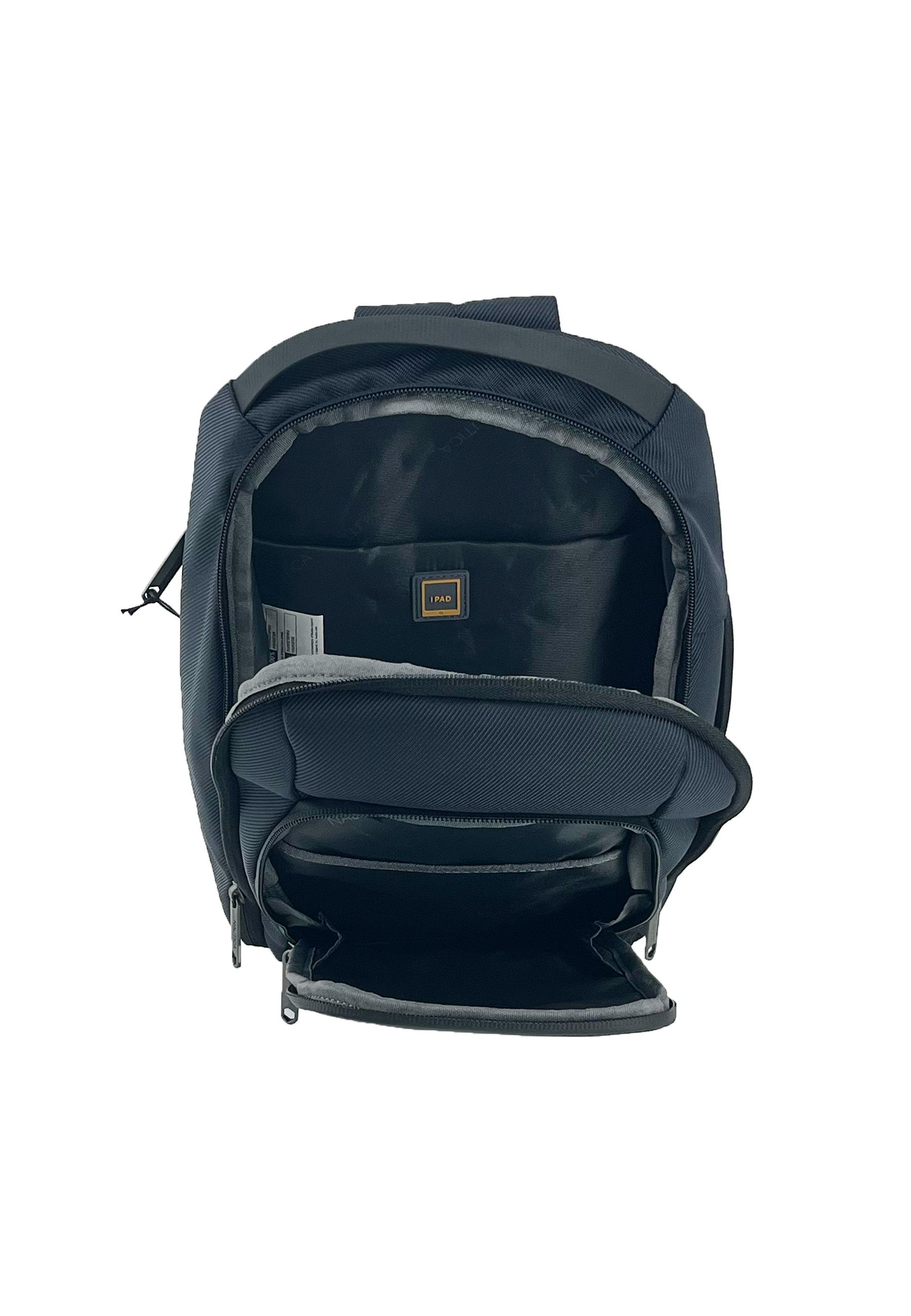 NAUTICA Rucksack Crossbody Bag Herren Schultertasche 6,5L Schwarz Rucksack