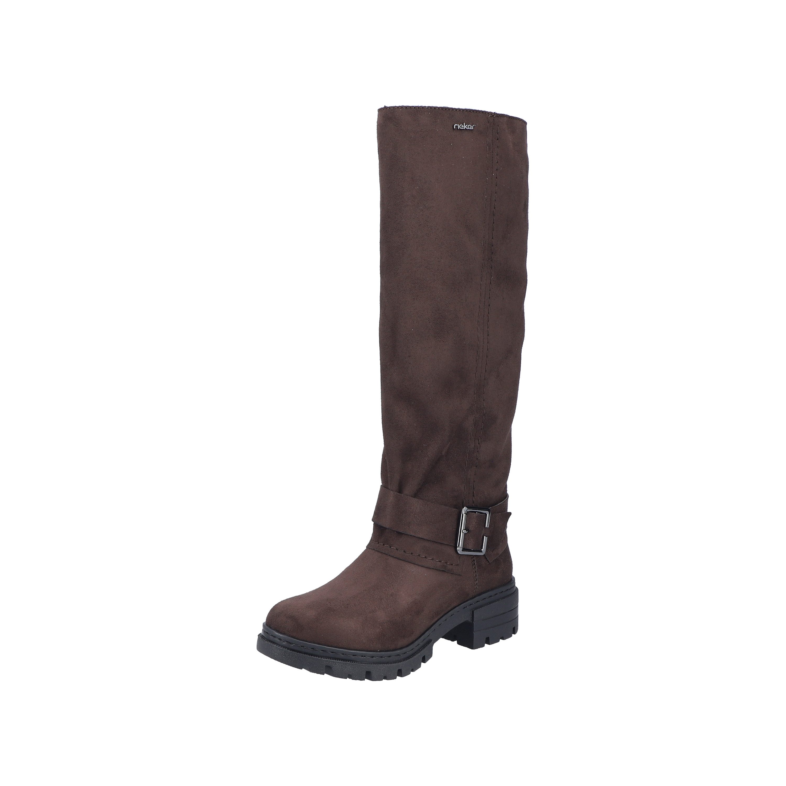 Rieker Winterstiefel Langschaftstiefel, Blockabsatz, mit Innenreißverschluss
