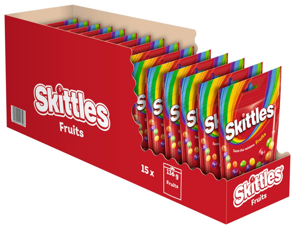 Mars GmbH Süßigkeit SKITTLES Fruits 15x136g
