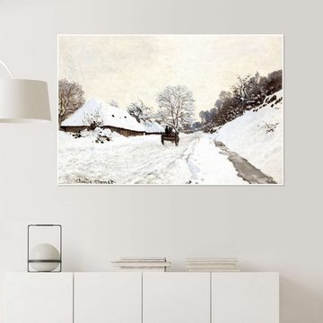 Posterlounge Poster Claude Monet, Der Karren, Honfleur, Wohnzimmer Rustikal Malerei