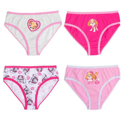 United Labels® Panty Paw Patrol - Unterhose für Mädchen Panty Slip Rosa/Pink (4er Pack)