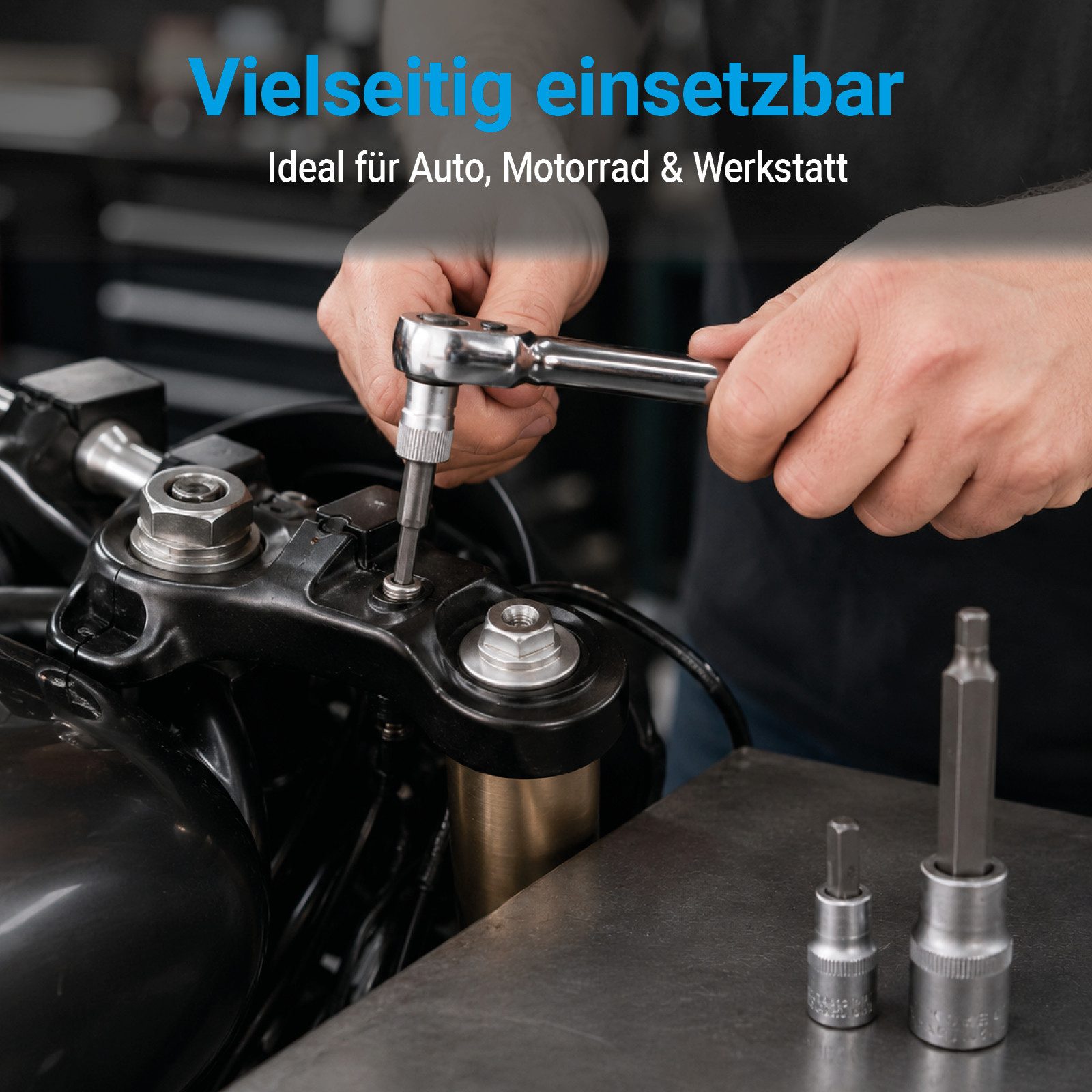 Bituxx Innensechskantschlüssel Innensechskant Nuss Set 18 tlg. (MS-13383, 18 St) – Bild 5 von 5