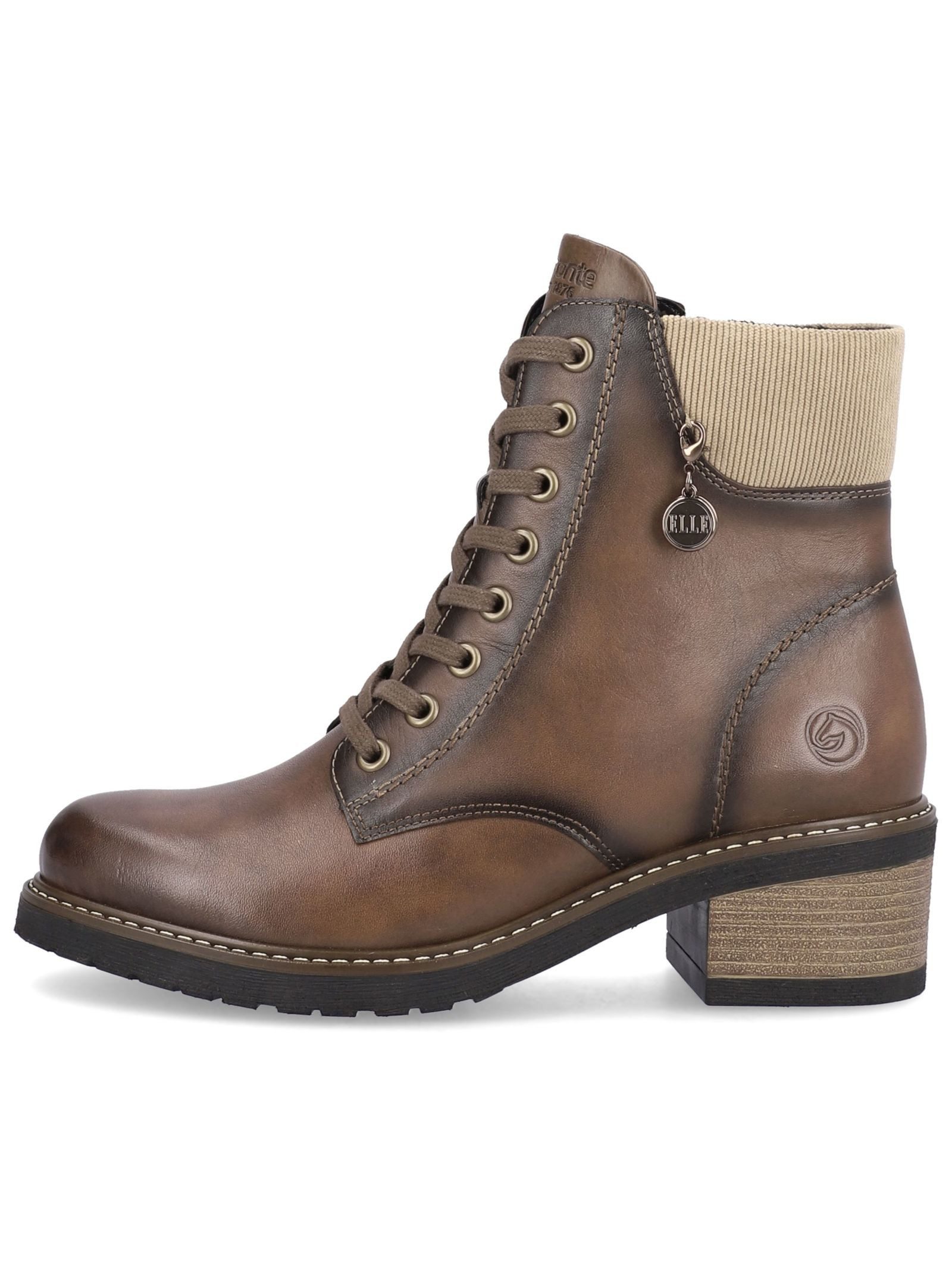 Remonte Remonte Stiefelette Glattleder Schnürstiefelette