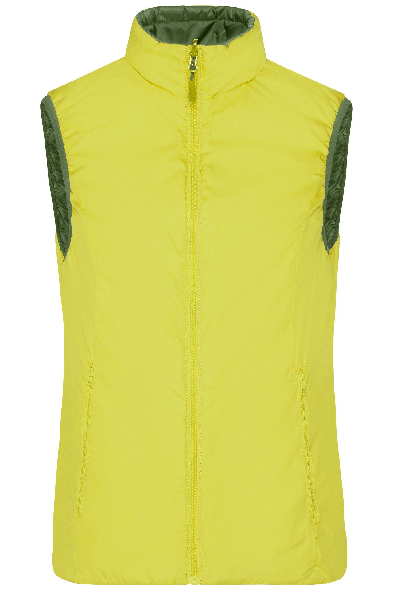 James & Nicholson Steppweste Taillierte und leichte Damen Wende-Steppweste JN1089 Mit sorona®AURA Wattierung – Bild 2 von 5