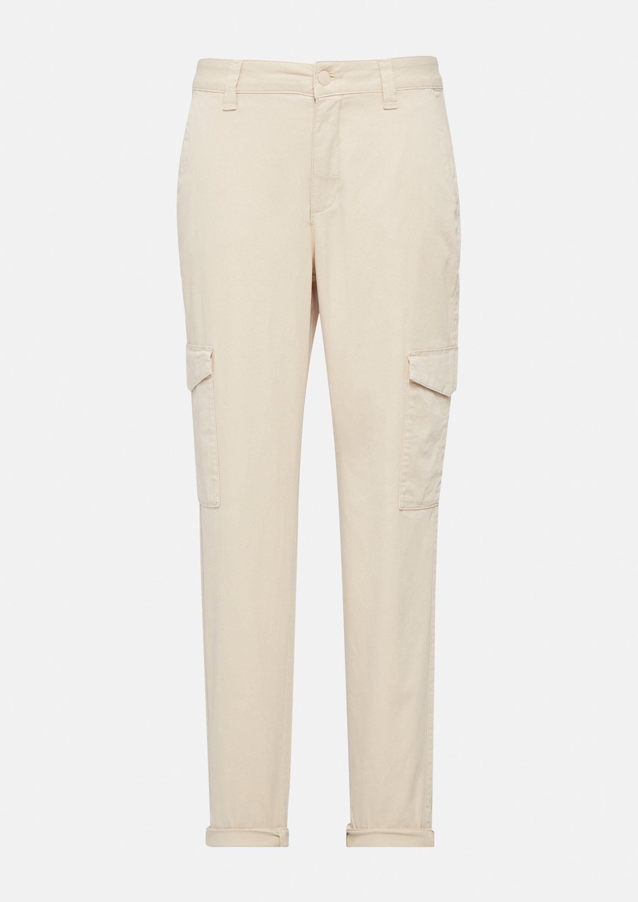 comma Chinos Hose Elastische Cargohose
