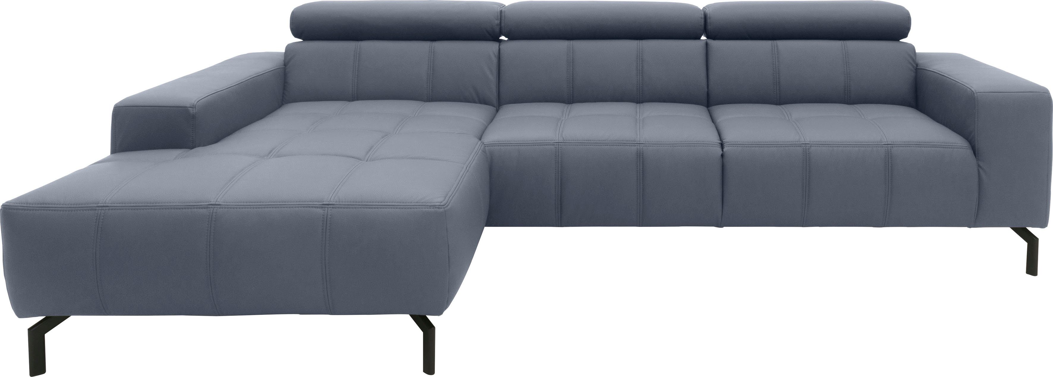 DOMO collection Ecksofa Cunelli tolle Sitznähte günstig online kaufen