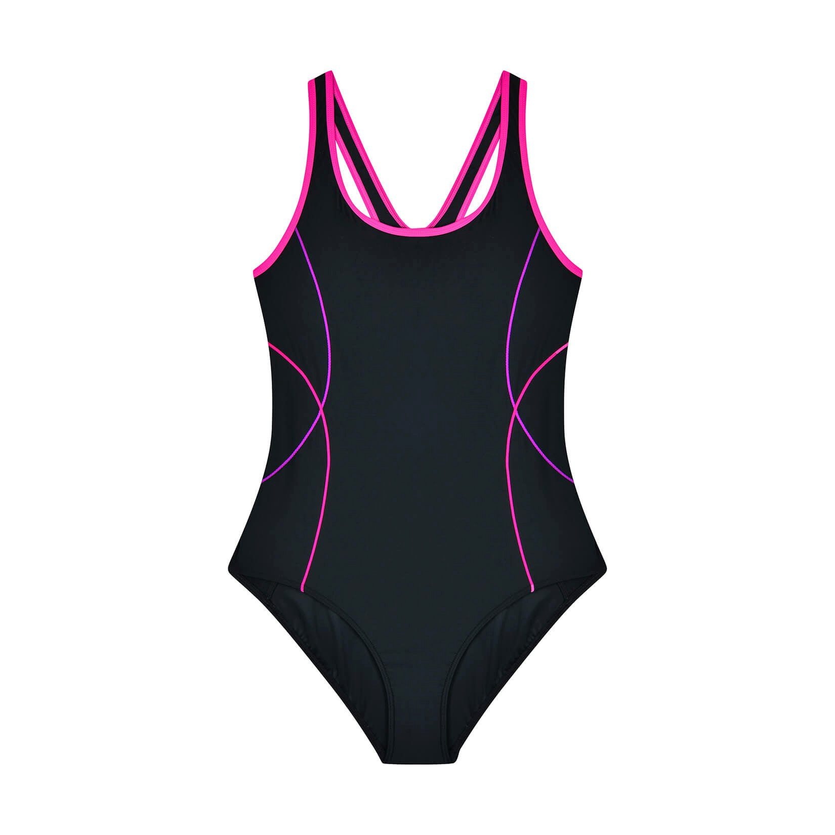 Badeanzug Damen Sport-Badeanzug im Racerback-Design
