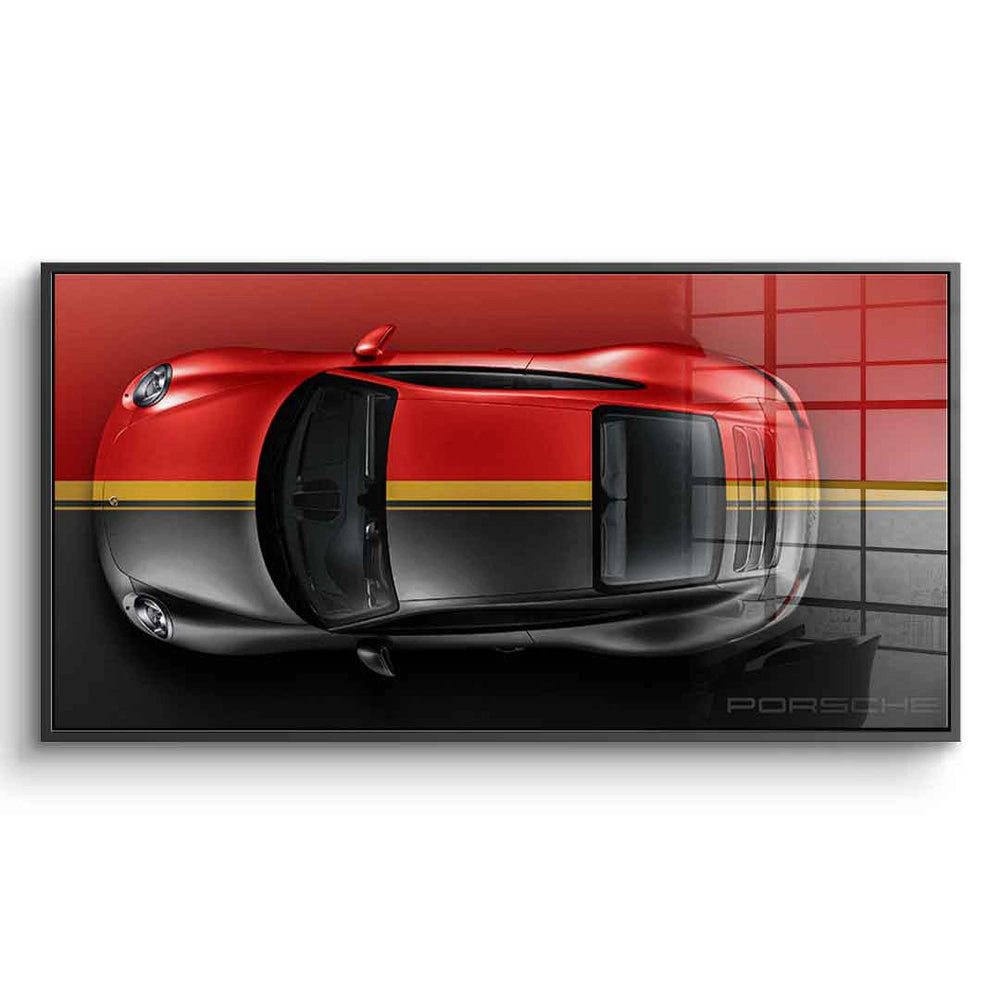 DOTCOMCANVAS® Acrylglasbild Porsche 911 Carrera - Acrylglas, Acrylglasbild Porsche 911 Carrera Auto Kunstdruck Wandbild