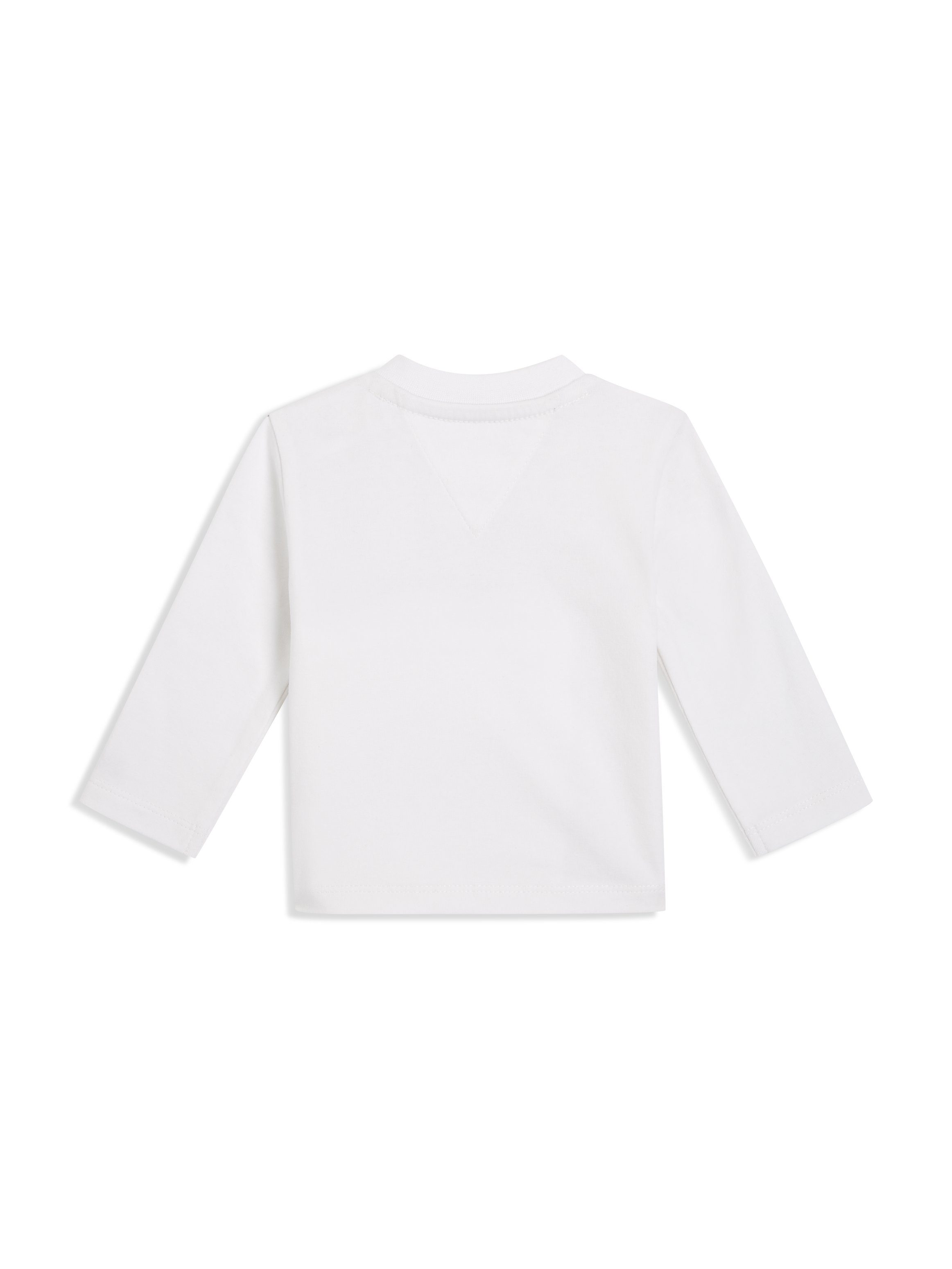 TEE Langarmshirt Tommy mit Logoschriftzug White BABY L/S TH Hilfiger LOGO