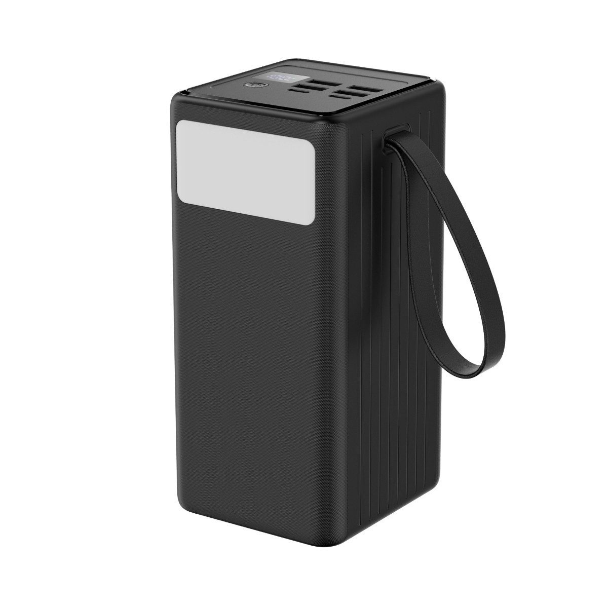 Platinet 5907595462600 Powerbank 60000 mAh (12, 15, 5, 9, 20 V), 60000 mAh, 222 Wh, 65 W PD, Display und Taschenlampe