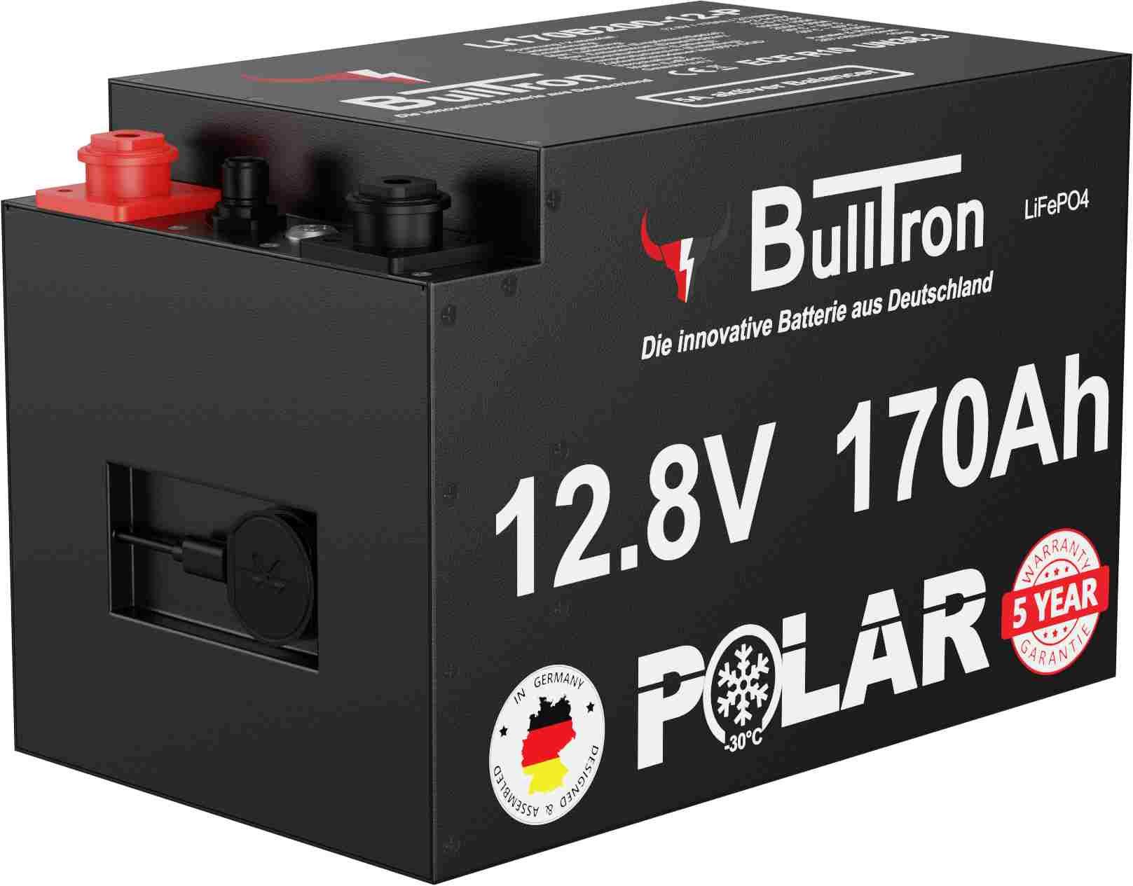 BullTron BullTron 170Ah Polar 12.8V Akku Smart BMS, Bluetooth Heizung 0%MwSt Batterie