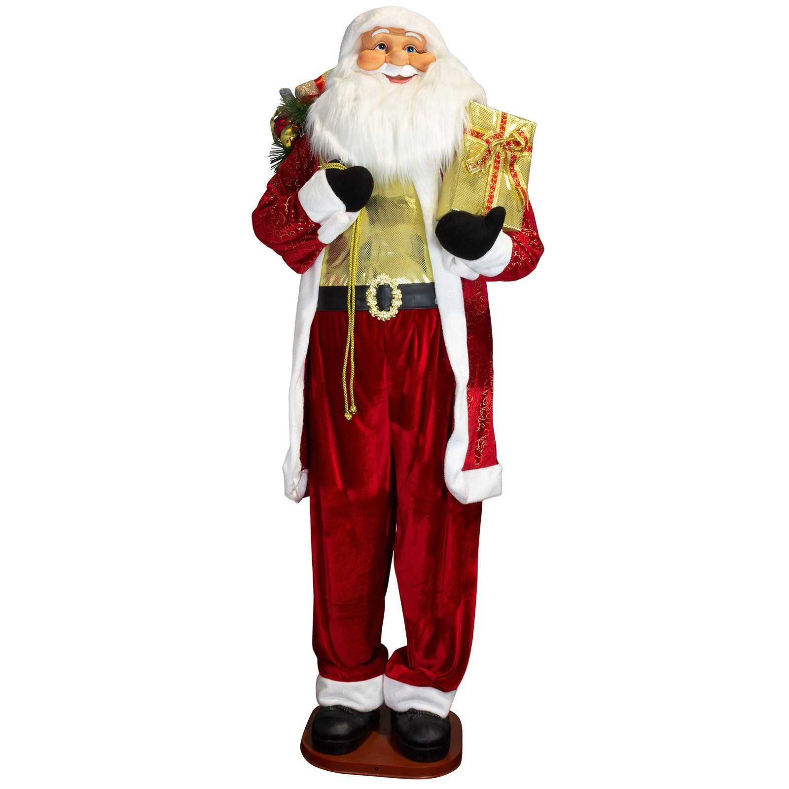 Christmas Paradise Weihnachtsmann XXL Deko Figur 230 cm (Weihnachtsmann, 1 St., Weihnachtsdeko), rot, lebensgroß