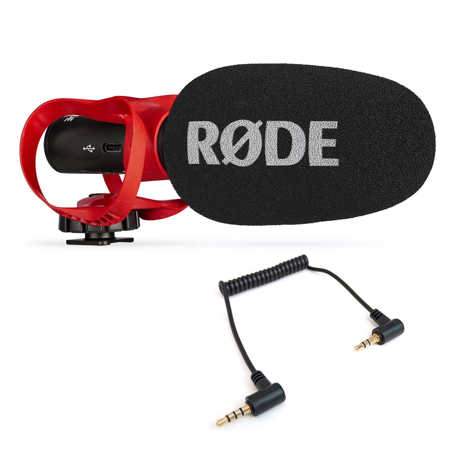Mikrofon Rode Mikrofon Videomic GoII Helix Richtmikrofon mit ADP07 TRRS-Adapter
