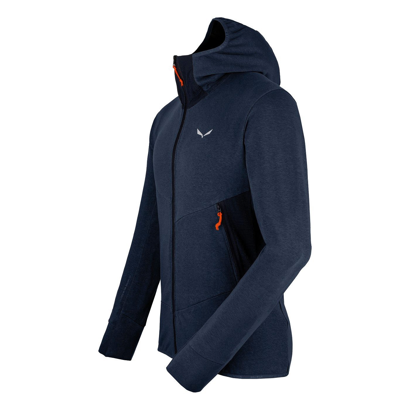 Salewa Fleecejacke Kletter-Kapuzenjacke Lavaredo Hemp (kühlender Tragekomfort) navyblau