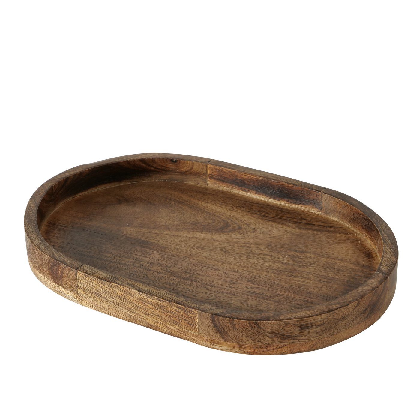 Meinposten Dekotablett Denver Mangoholz Serviertablett Kerzenschale günstig online kaufen