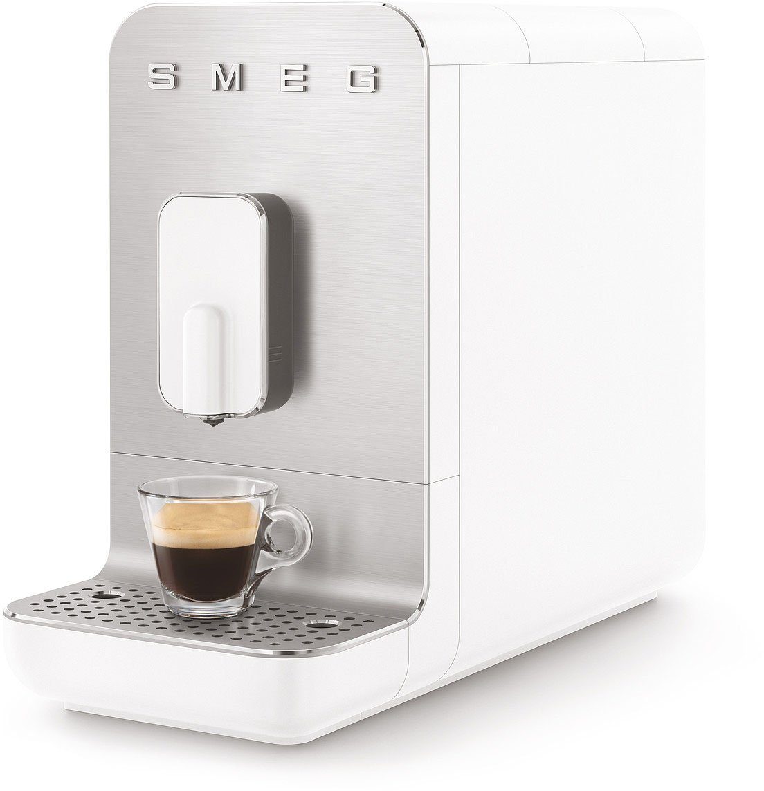 Smeg Kaffeevollautomat BCC01WHMEU, Herausnehmbare Brüheinheit Weiß matt BCC01WHMEU