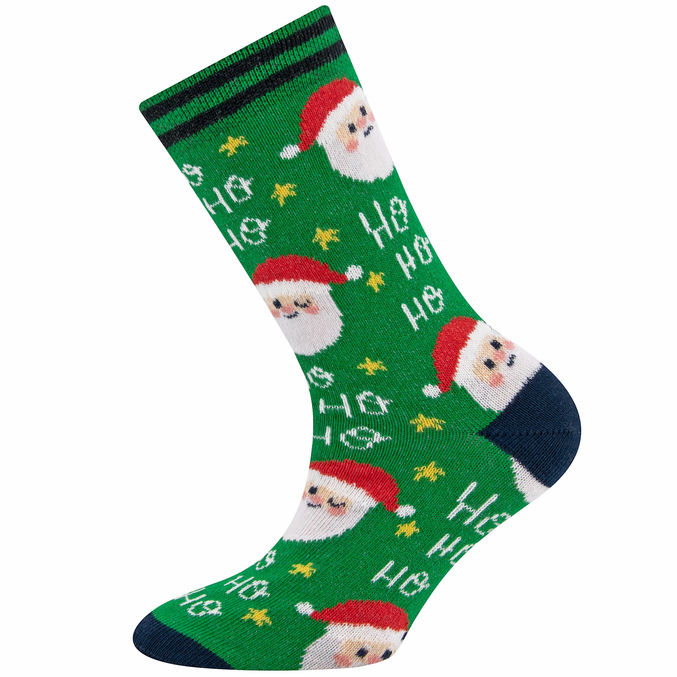 Socken Baumwollsocken Unisex mit lustigen Weihnachtsmotiven