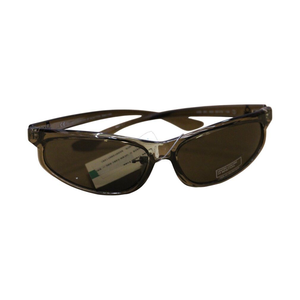 United Colors of Benetton Sonnenbrille Vereinigte Farben der Sonnenbrille Braun Wraparound Unisex