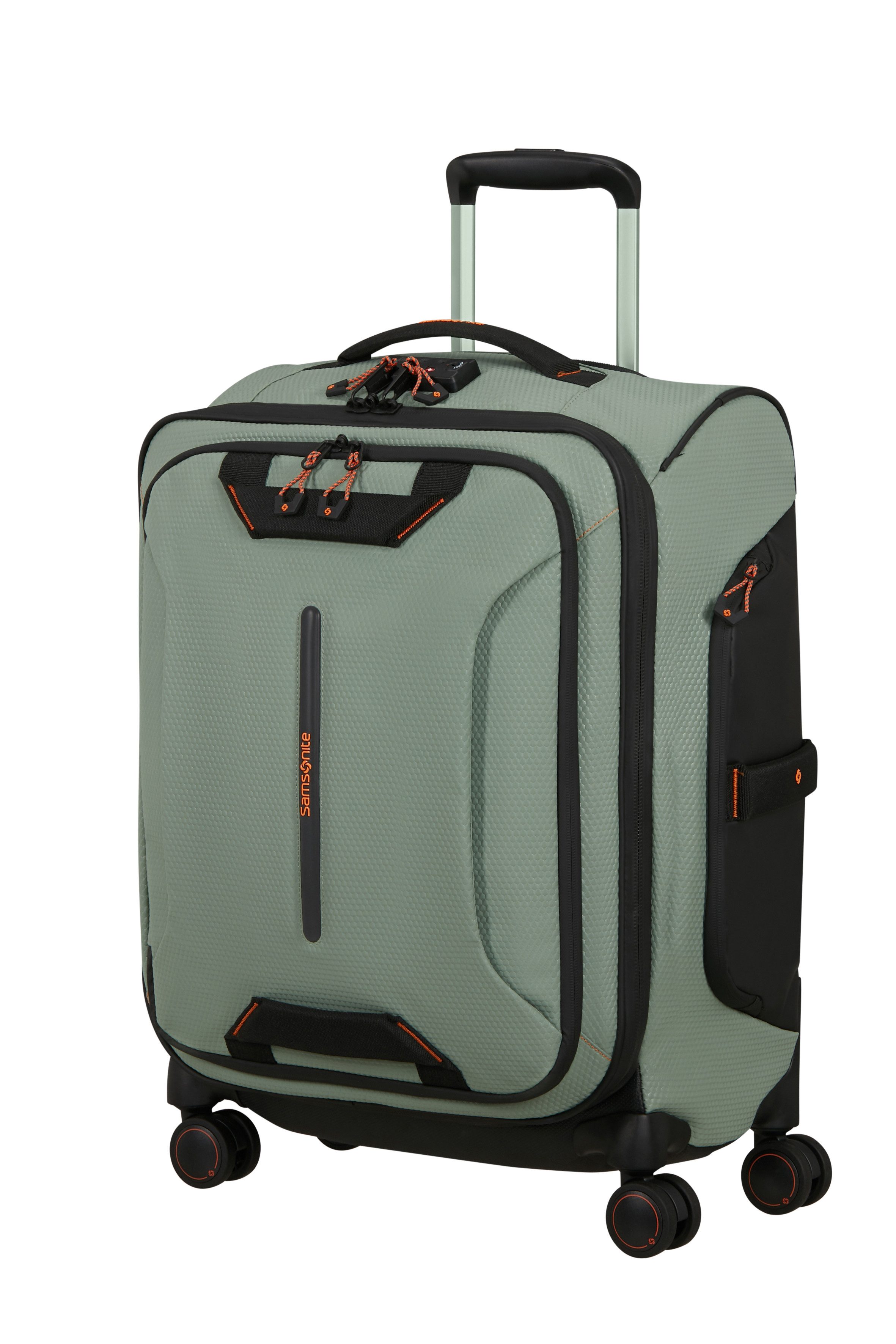 Samsonite Weichgepäck-Trolley ECODIVER, verschiedene Größen und Farben, 4 Rollen, mit Reißverschluss-Deckelfach und Fronttasche