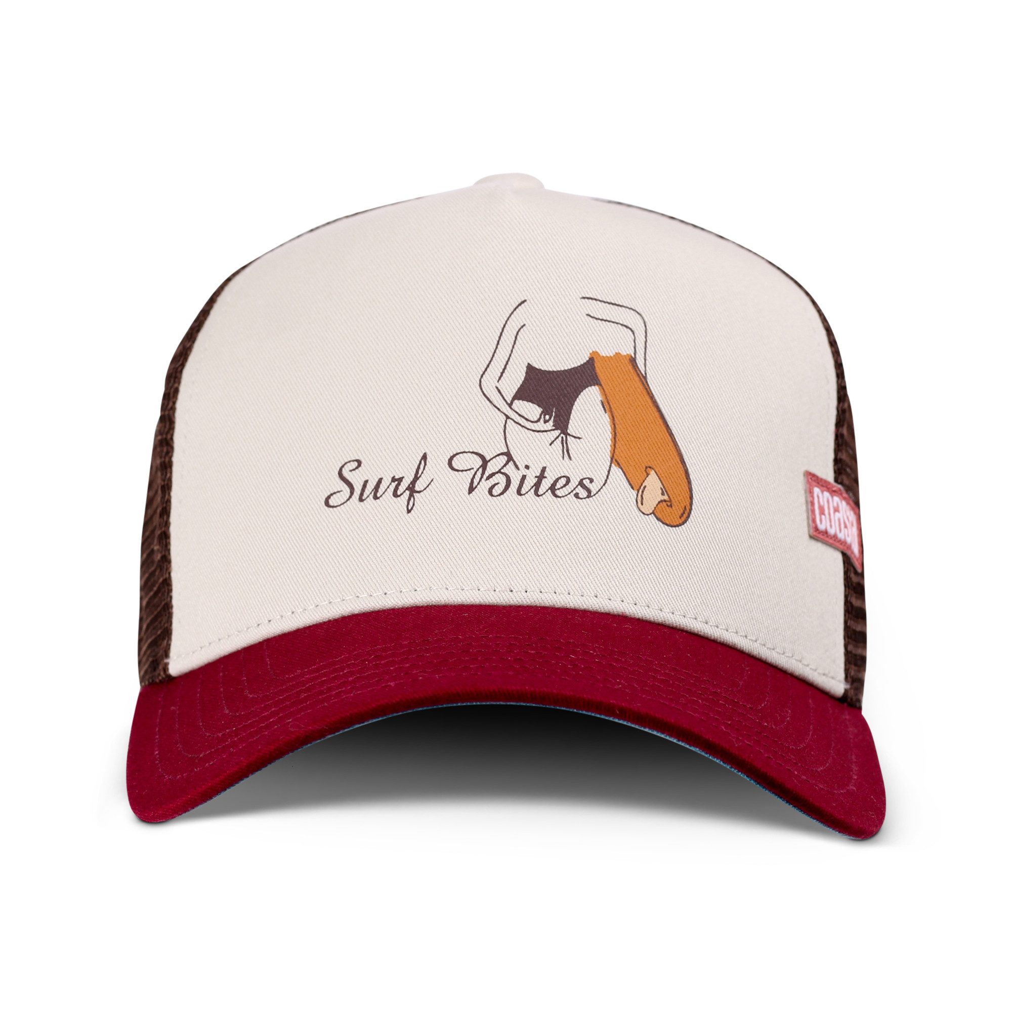 Trucker Cap Coastal HFT Surf Bites Trucker Cap Khaki/Wood/Dark Brown