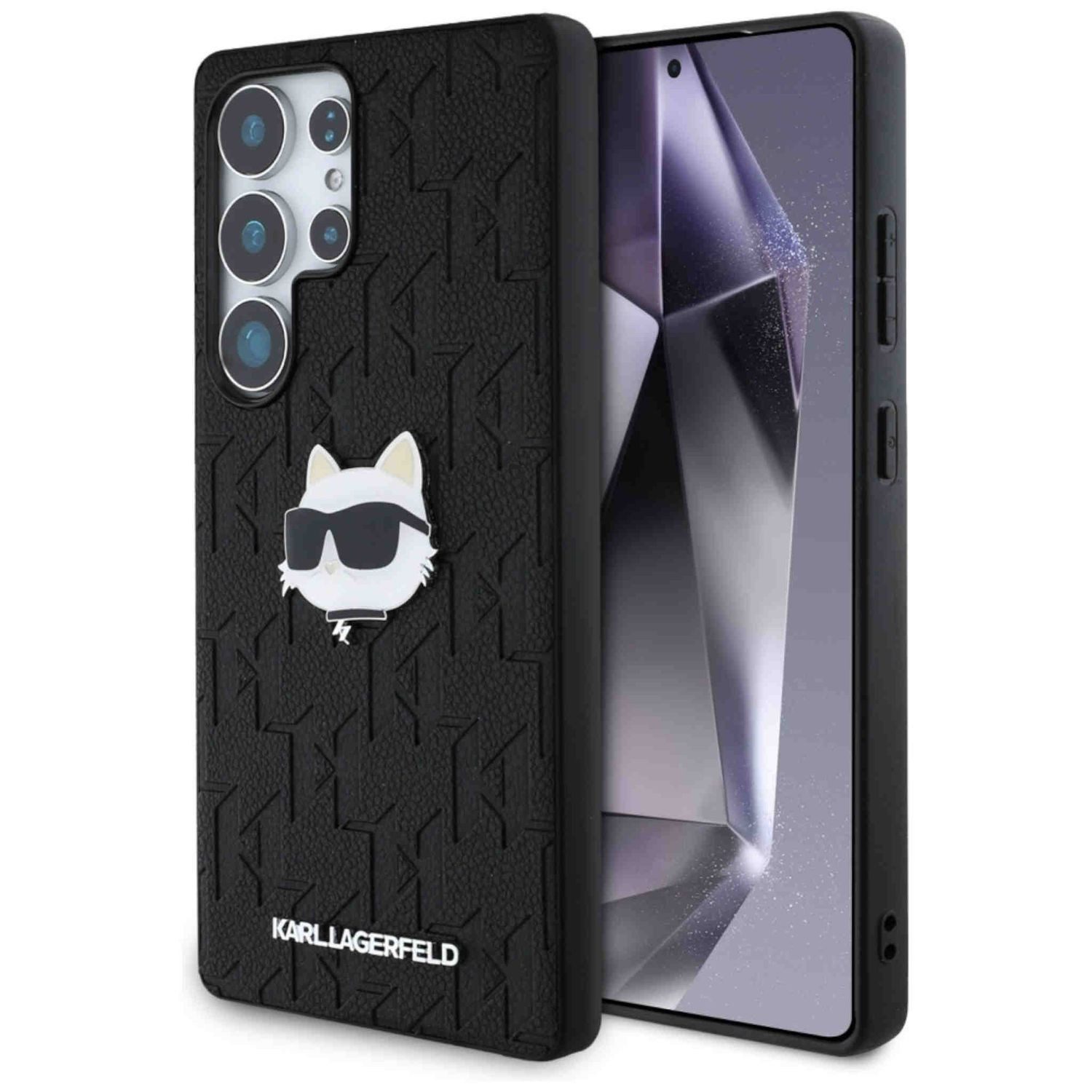 KARL LAGERFELD Smartphone-Hülle Karl Lagerfeld Samsung Galaxy S25 Ultra Monogram Choupette Hülle