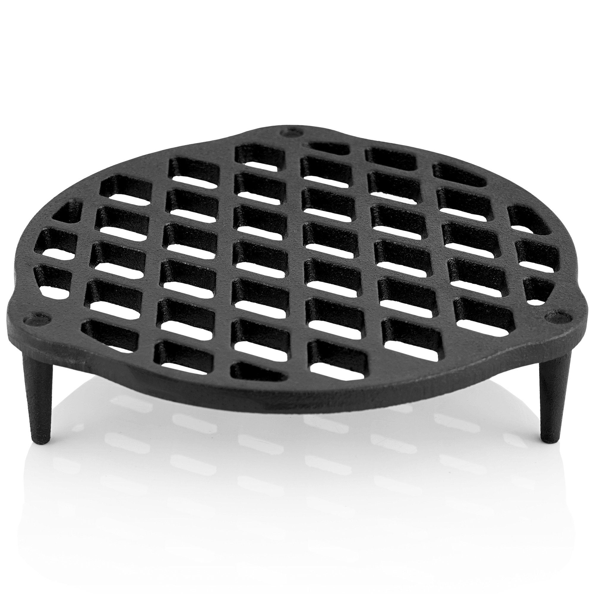 BBQ-Toro Grillrost Gusseisen Stapelrost Ø 22 cm, Einsatz für 4.5 QT Dutch Oven, Dutch Ove