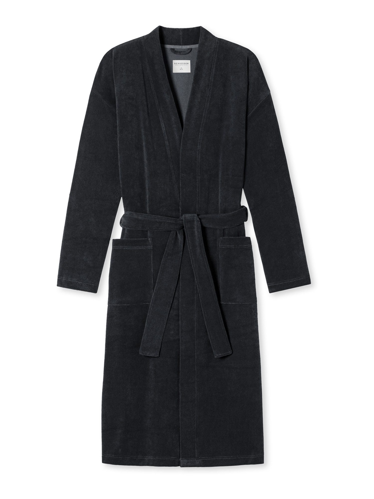 Schiesser Bademantel Feather Terry, Bade-mantel sauna günstig online kaufen