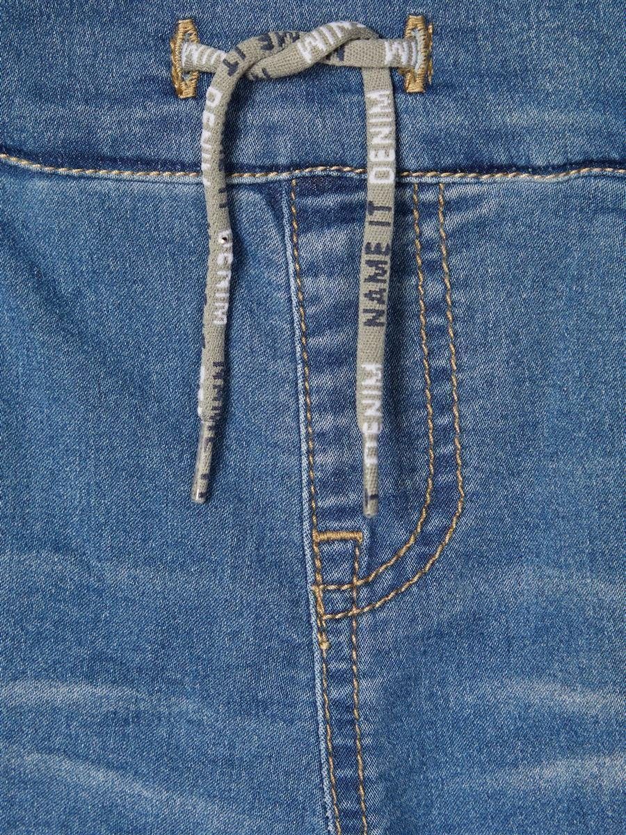 Name It 5-Pocket-Jeans Baggy Jungen mit Name Kordelzug It Jeanshose