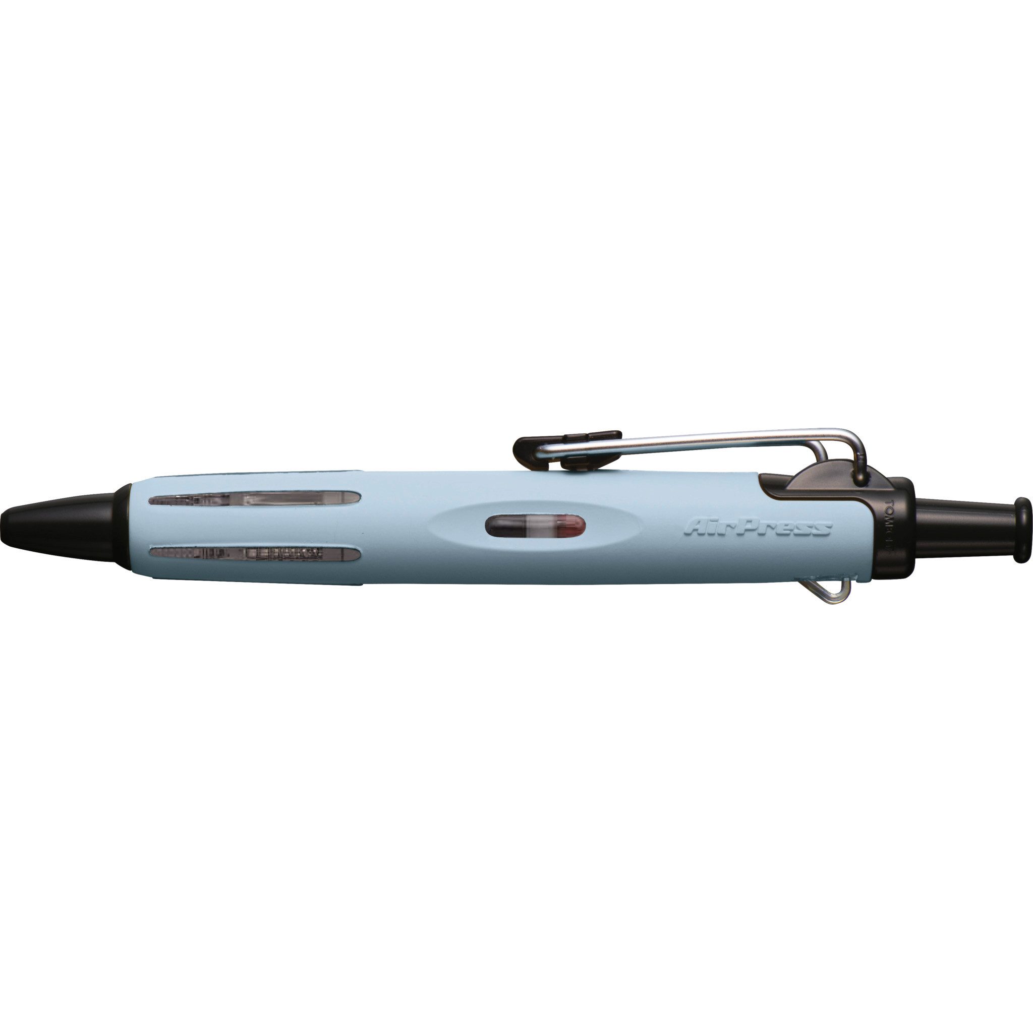 TOMBOW Druckkugelschreiber AirPress Pen, (blau grau), Drucklufttechnik, wetterfest, ergonomisch, für Beruf & Outdoor