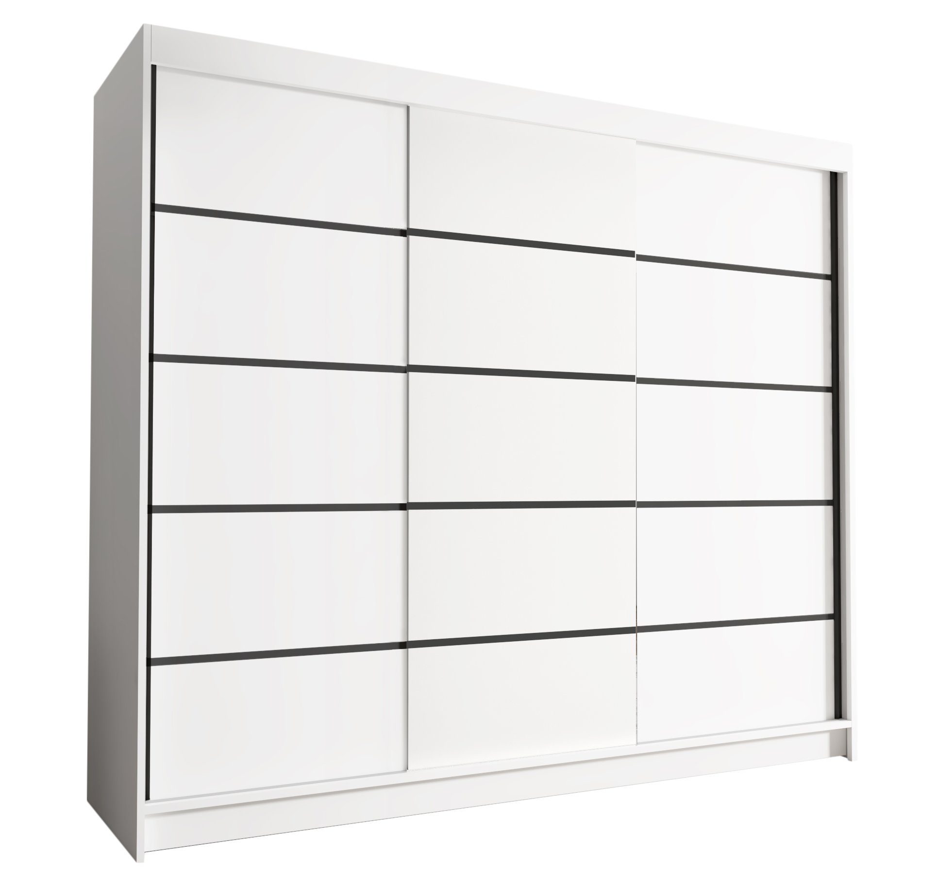 Sofnet Kleiderschrank Davos VII (mit Schiebetüren und Kleiderstange) Schweb günstig online kaufen