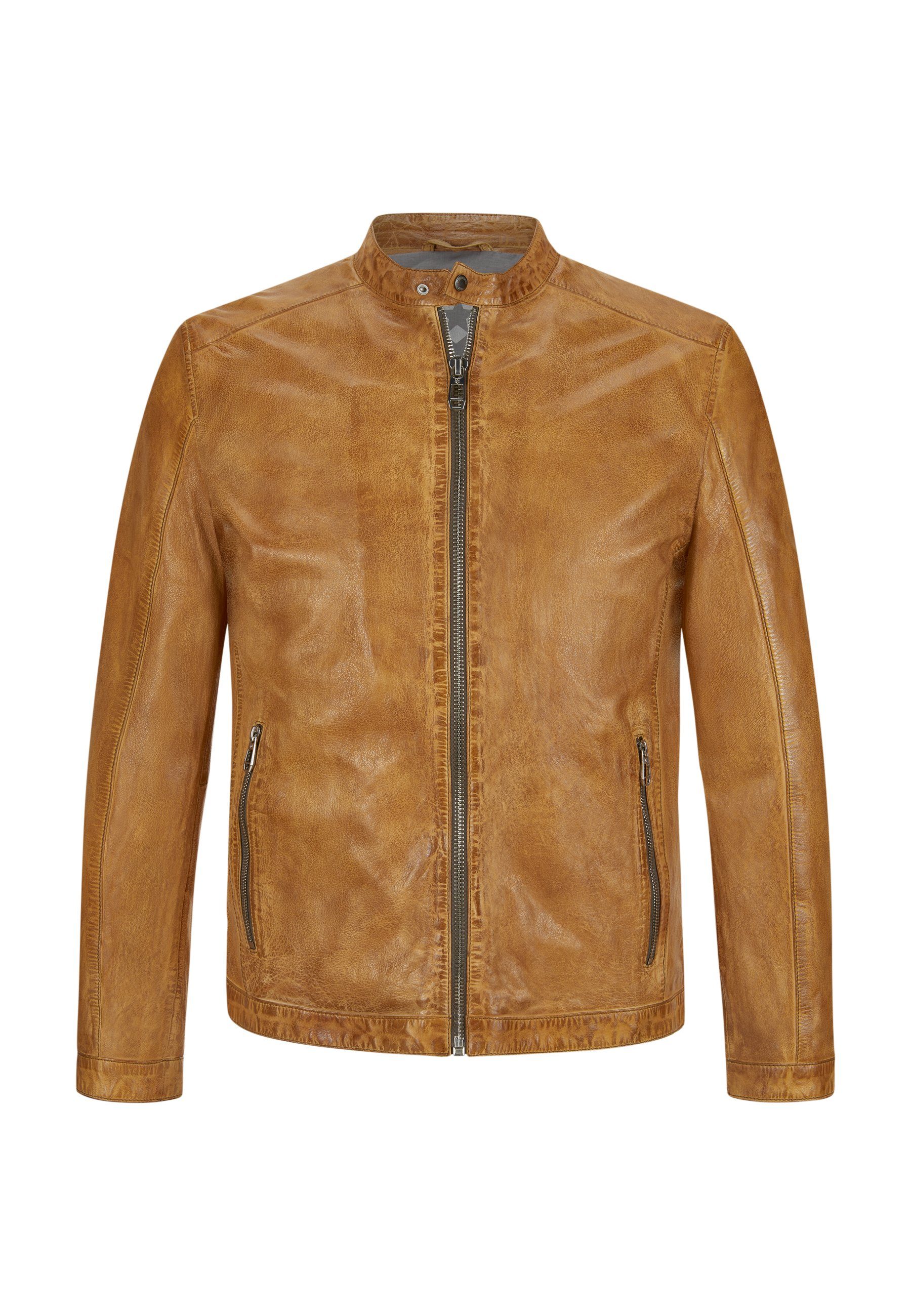Milestone Bikerjacke MSLacona Herren Lederjacke Jacke günstig online kaufen