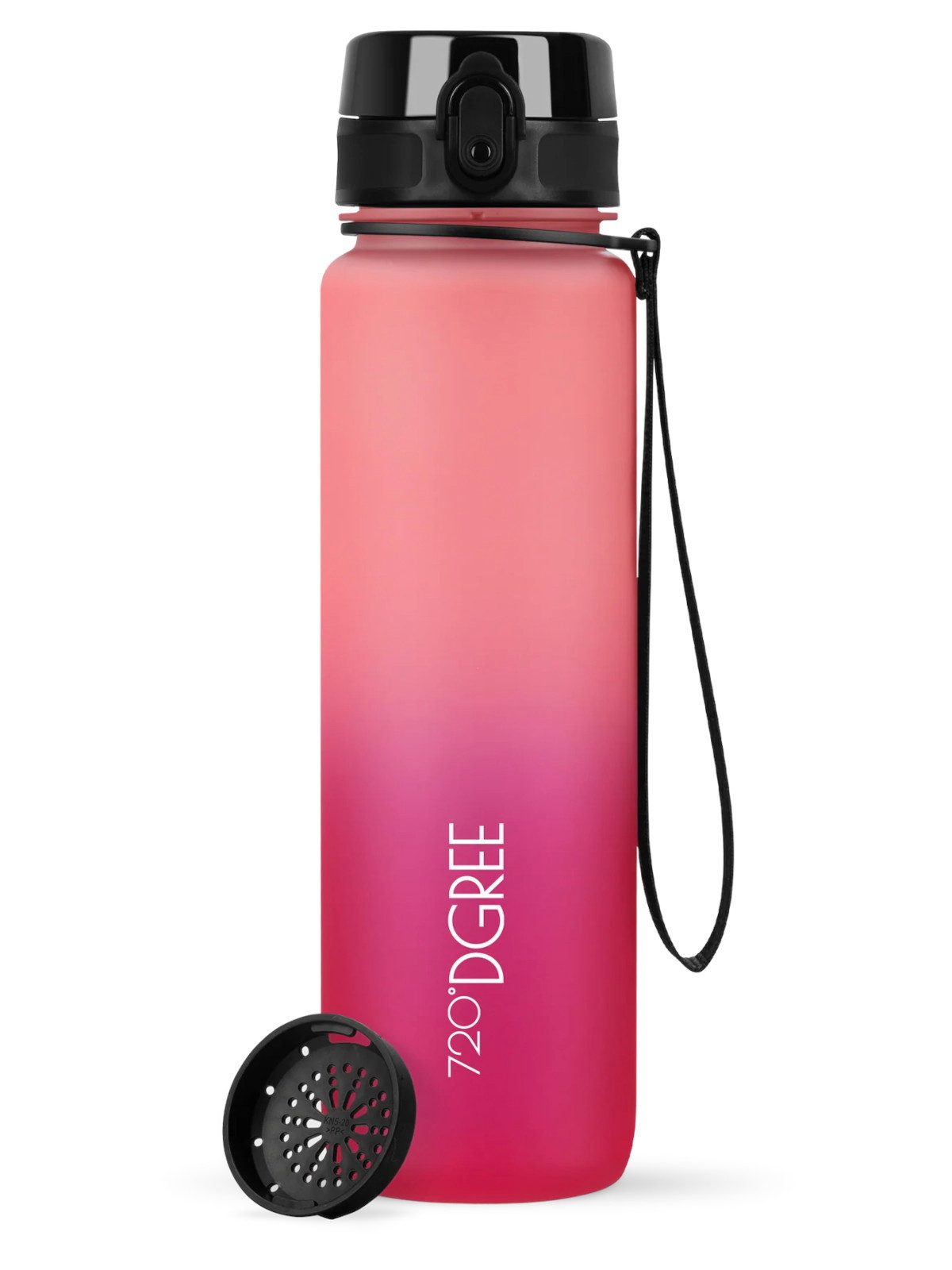 720°DGREE Trinkflasche Trinkfl. uberBottle Multic. softTouch m. fla. pink/fuchsia pink 1l
