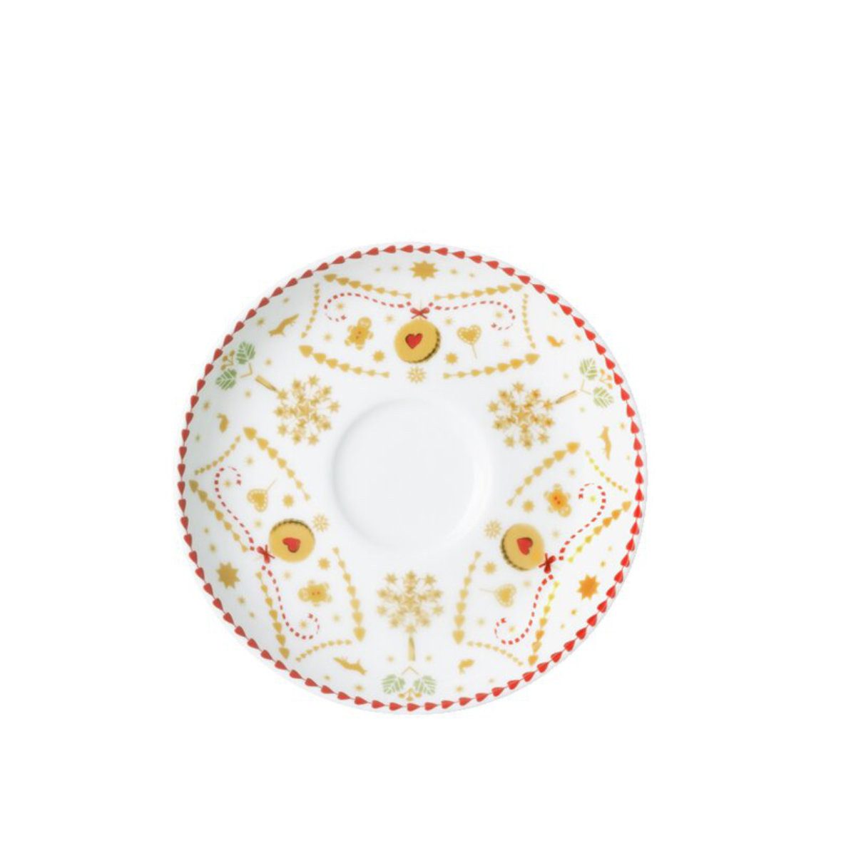 Hutschenreuther Untertasse Christmas Love Weihnachtsgeschirr, 12 cm