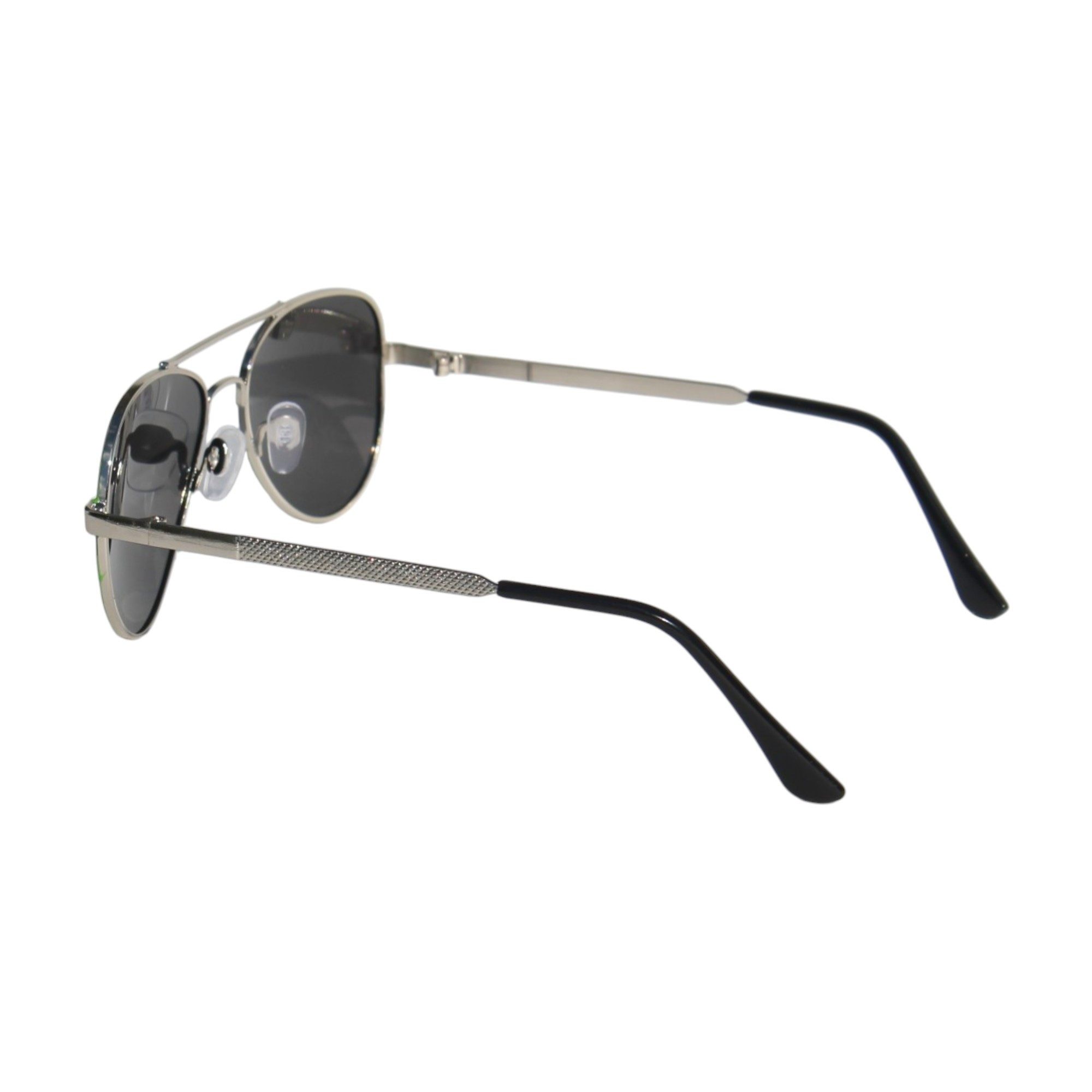 Rennec Sonnenbrille Kinder Pilotenbrille Polarisiert Jungen Mädchen 6 bis 11 Jahre (inklusive Brillenbeutel) Gläser UV400 Schwarz Getönt, stabiles Metallgestell