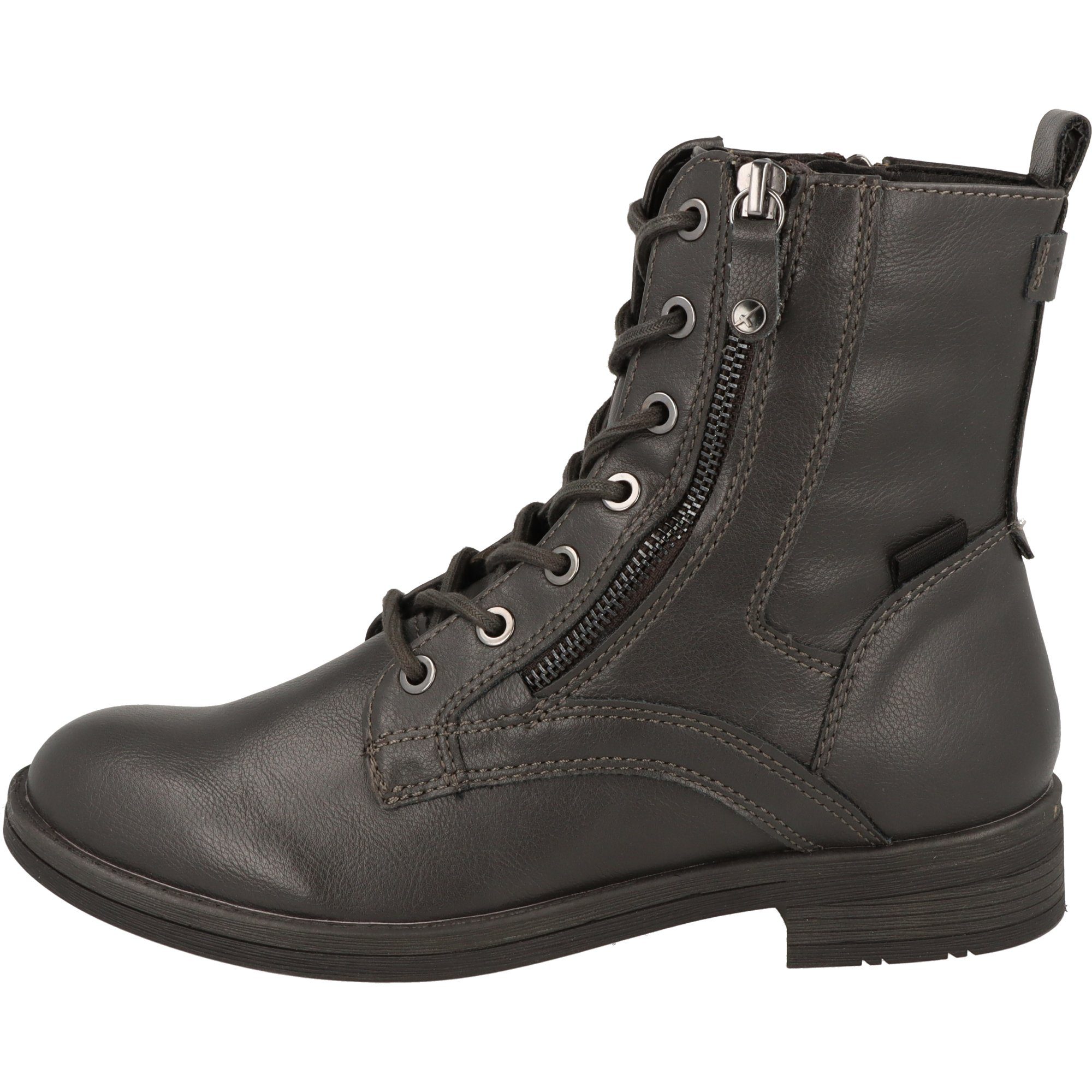 Boots Dark 219 Grey Dunkelgrau Schuhe Damen Tamaris Stiefelette 11-25107-29 Stiefelette