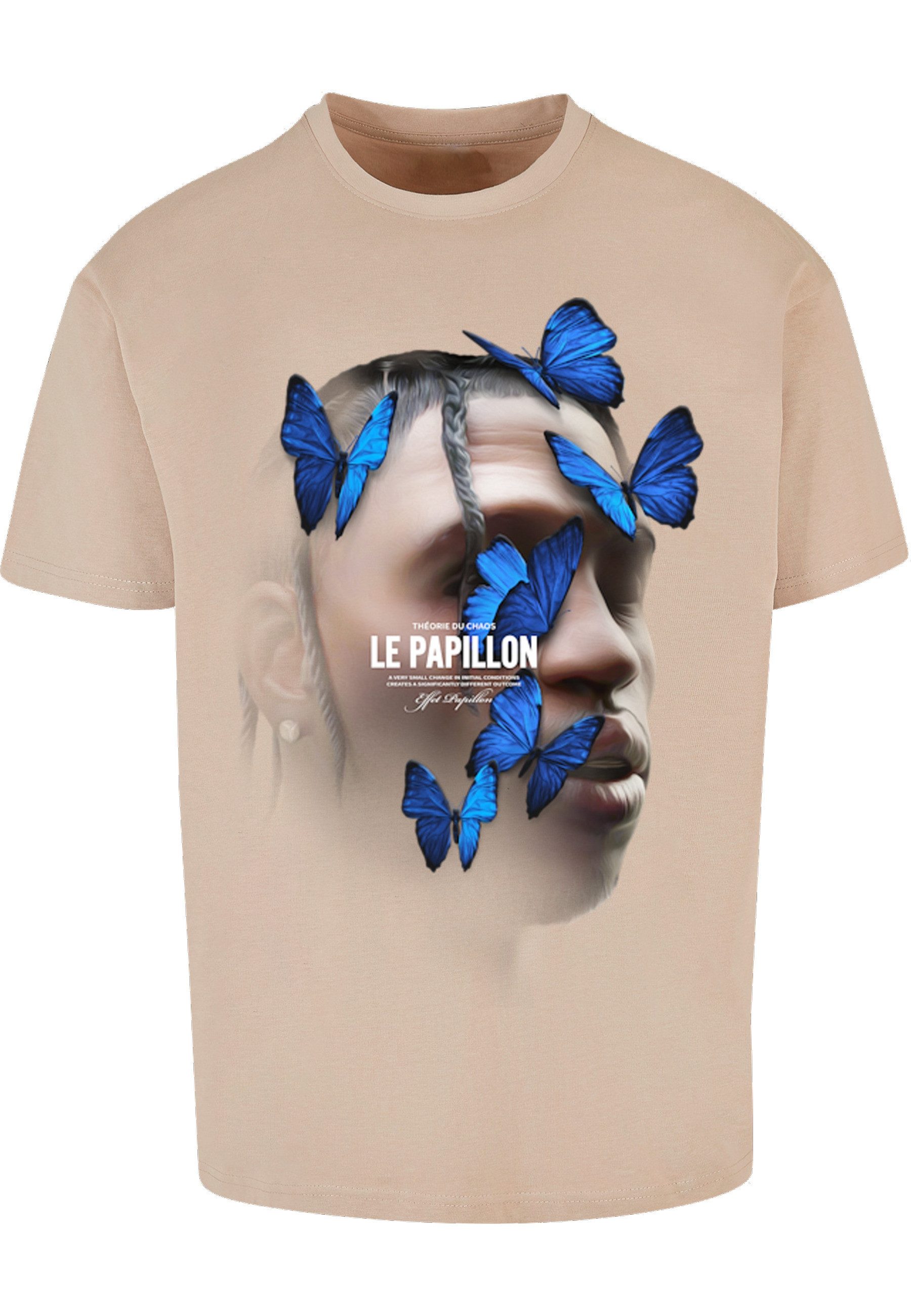 Upscale by Mister Tee Kurzarmshirt Upscale by Mister Tee Herren Le Papillon Oversize Tee (1-tlg)
