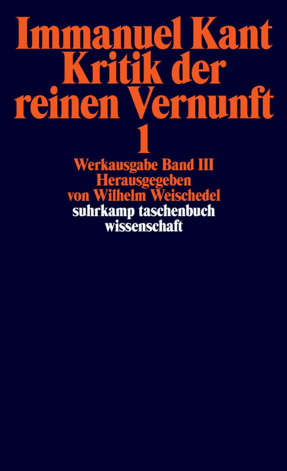 Werkausgabe in 12 Bänden / Immanuel Kant