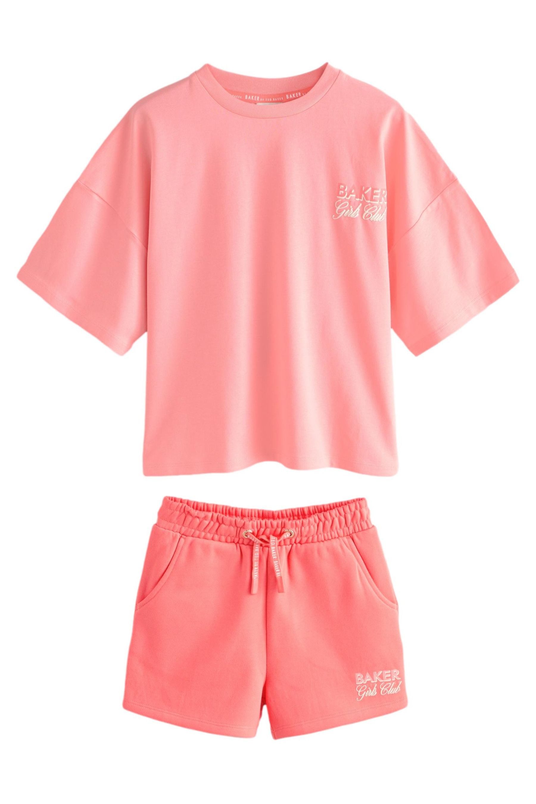 T-Shirt & Shorts Baker by Ted Baker Oversized Fit T-Shirt + Shorts