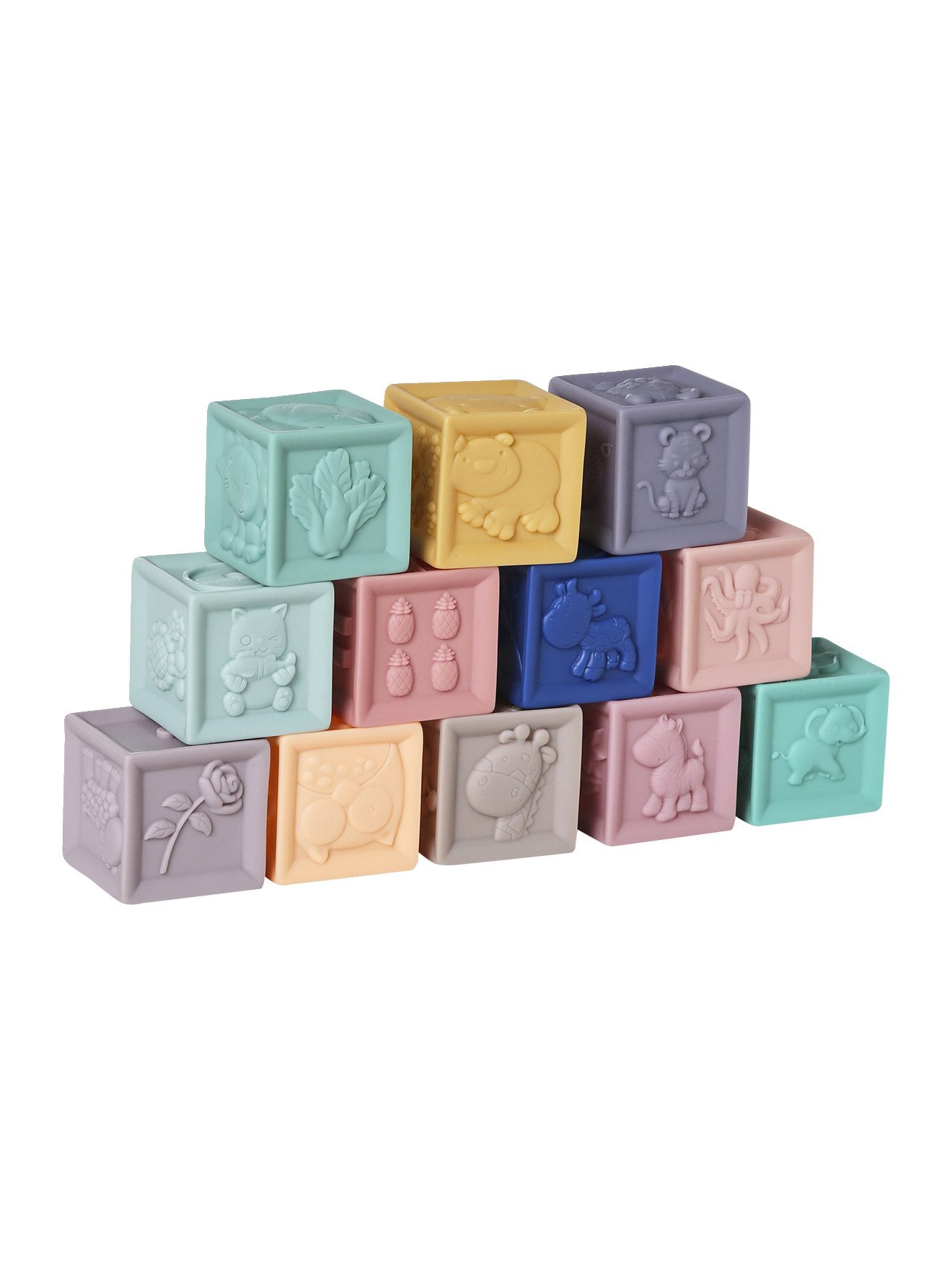 vertbaudet Lernspielzeug 12er-Set Baby Würfel zum günstig online kaufen