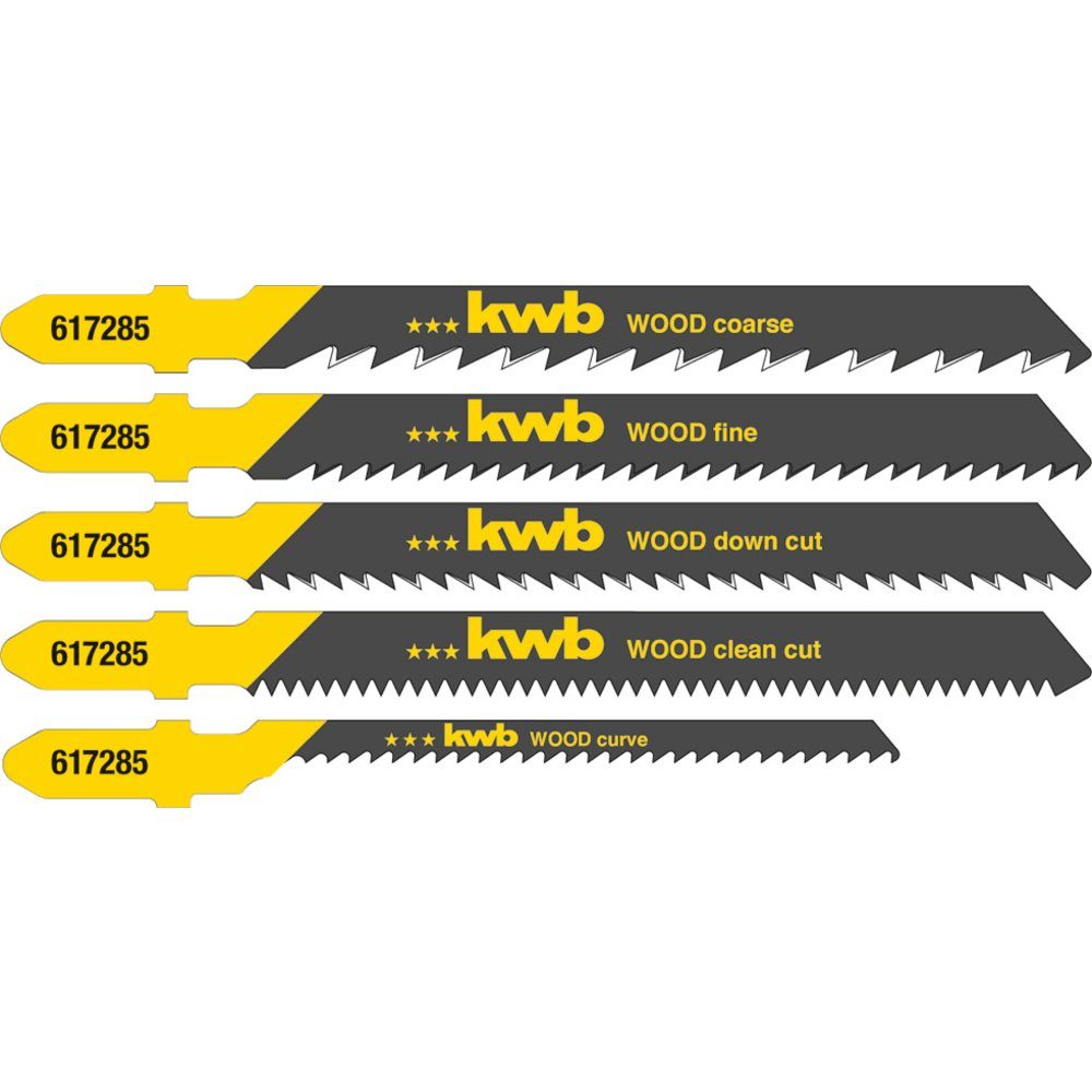 kwb Stichsägeblatt kwb 617285 Stichsägeblatt-Set für günstig online kaufen