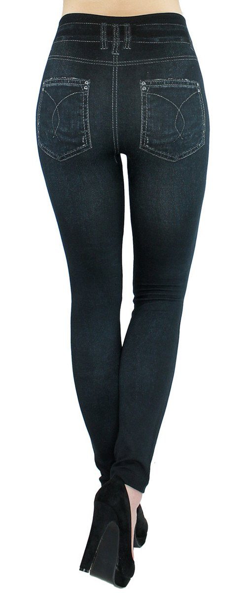 dy_mode Jeggings Damen Leggings in Jeans Optik Jeggings Jeansleggings High günstig online kaufen