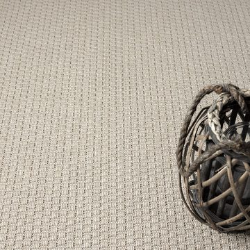 Teppich In- und Outdoorteppich 3d-Effekt schlichtes Muster einfarbig beige, Teppich-Traum, rechteckig, Höhe: 5 mm