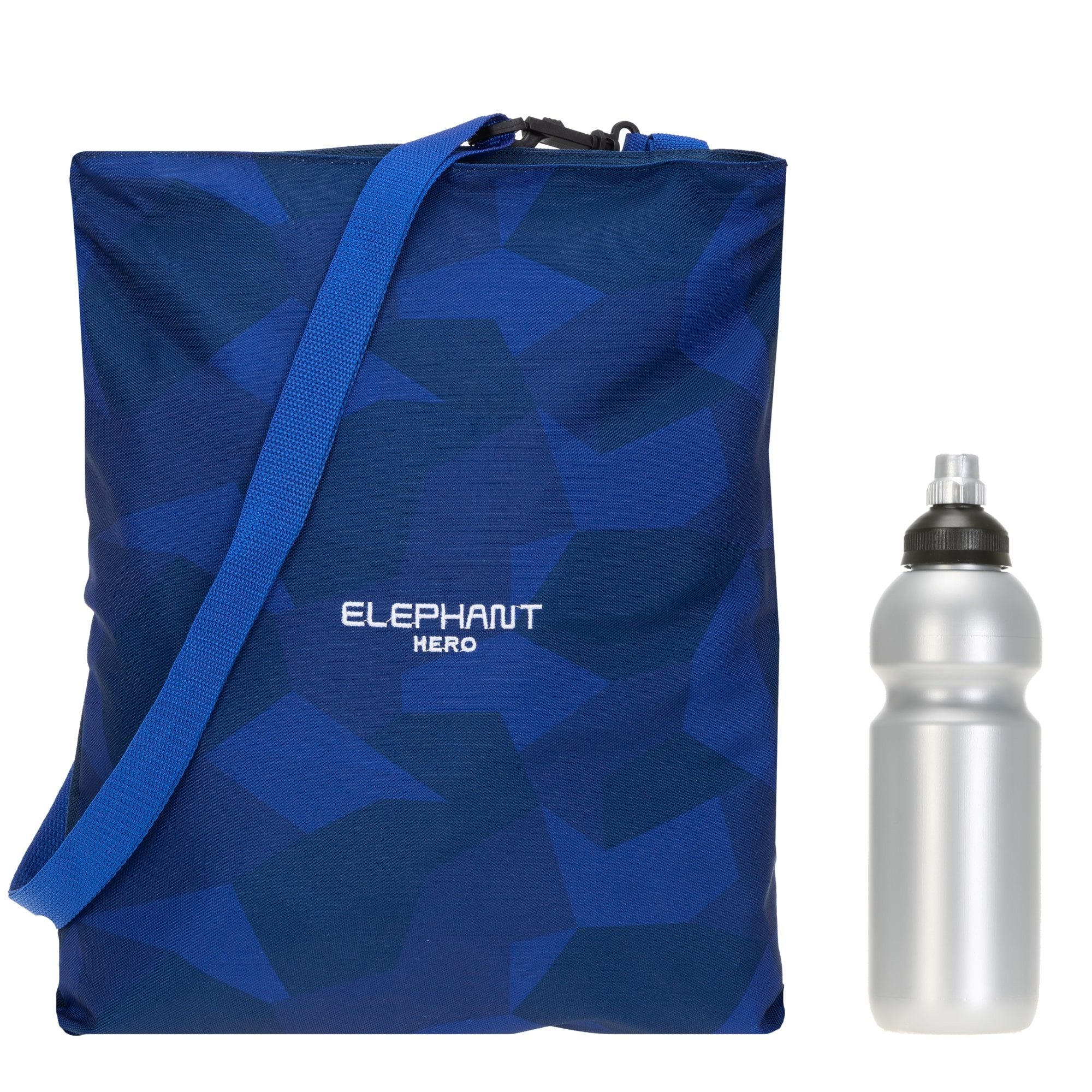 ELEPHANT Turnbeutel Sportbeutel Attach Bag Hero Signature Tasche, für Jungen Mädchen Schubeutel Gymbag + Trinkflasche