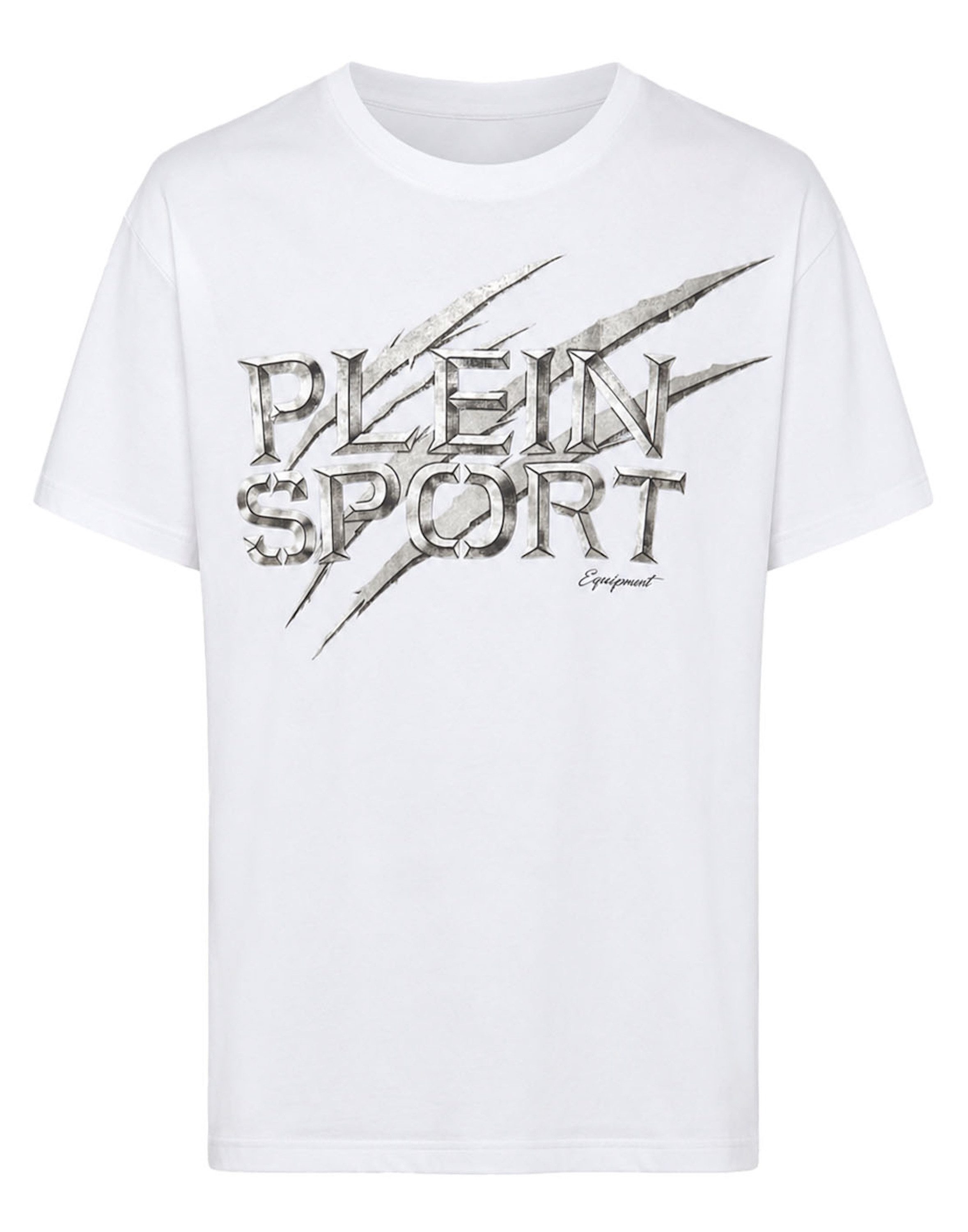 PLEIN SPORT T-Shirt Logo Mit Schmucksteinen