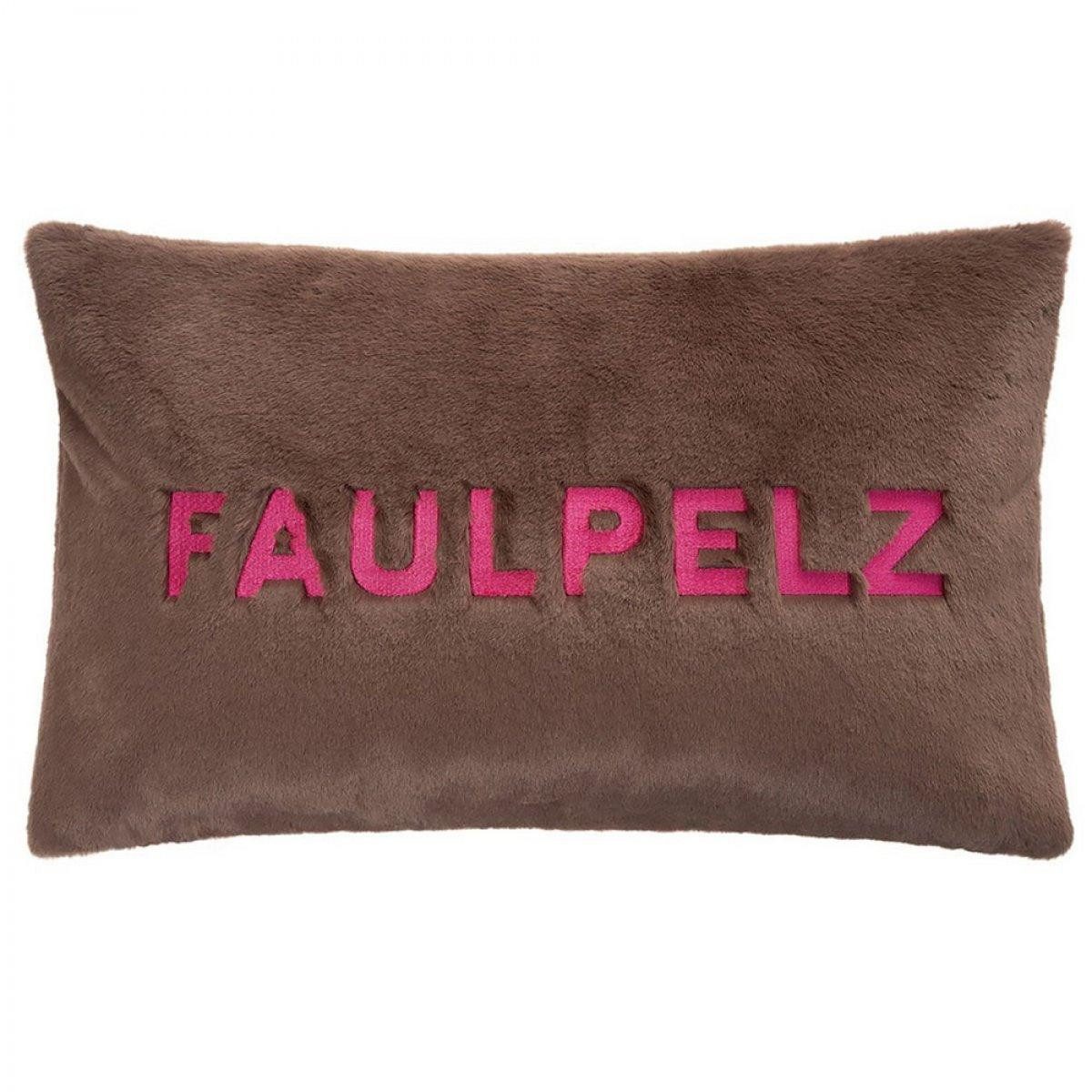 PAD Kissenhülle Kissenhülle Gaze Faulpelz Braun (30x50cm) günstig online kaufen