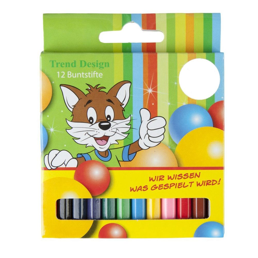 MICA Buntstift Mica College - 12 Mini-Holzbuntstifte