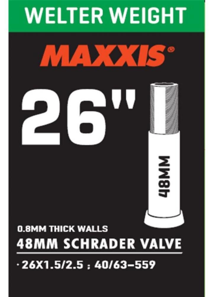 Maxxis Fahrradschlauch Maxxis Schlauch WelterWeight 26x1.50-2.50" (40-63/559) AV 48mm