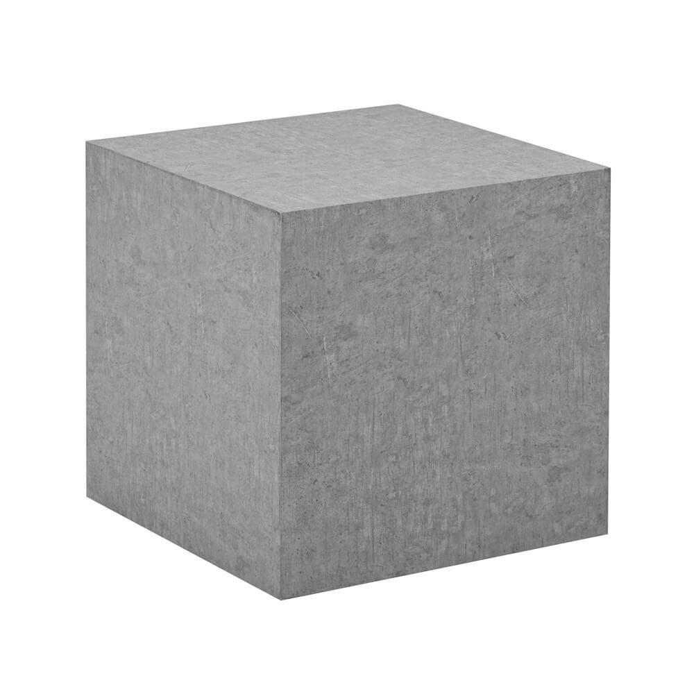 HOME DELUXE Couchtisch SELY - 50 x 50 x 50 cm, Travertin-Effekt, Marmoropti günstig online kaufen