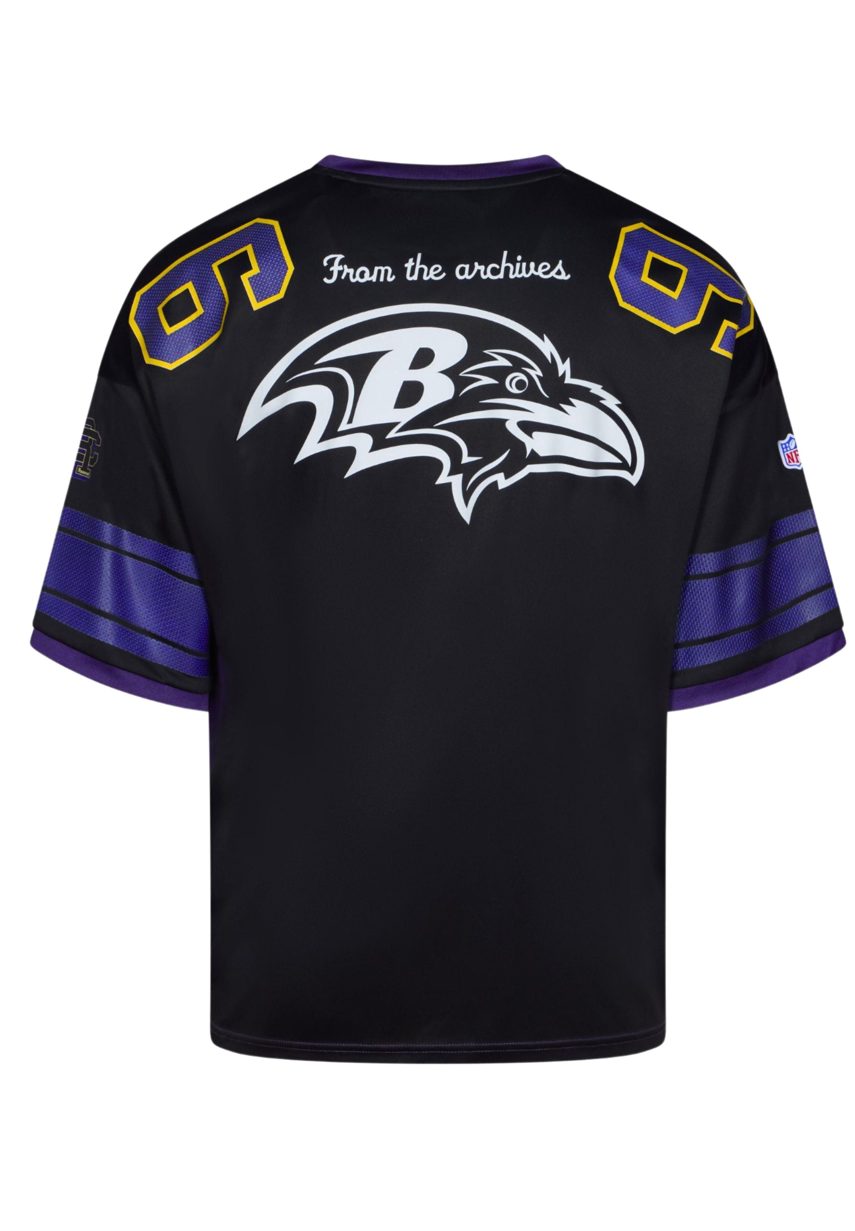 Recovered T-Shirt Baltimore Ravens NFL Mesh Oversized Top Jersey Trikot Sch günstig online kaufen